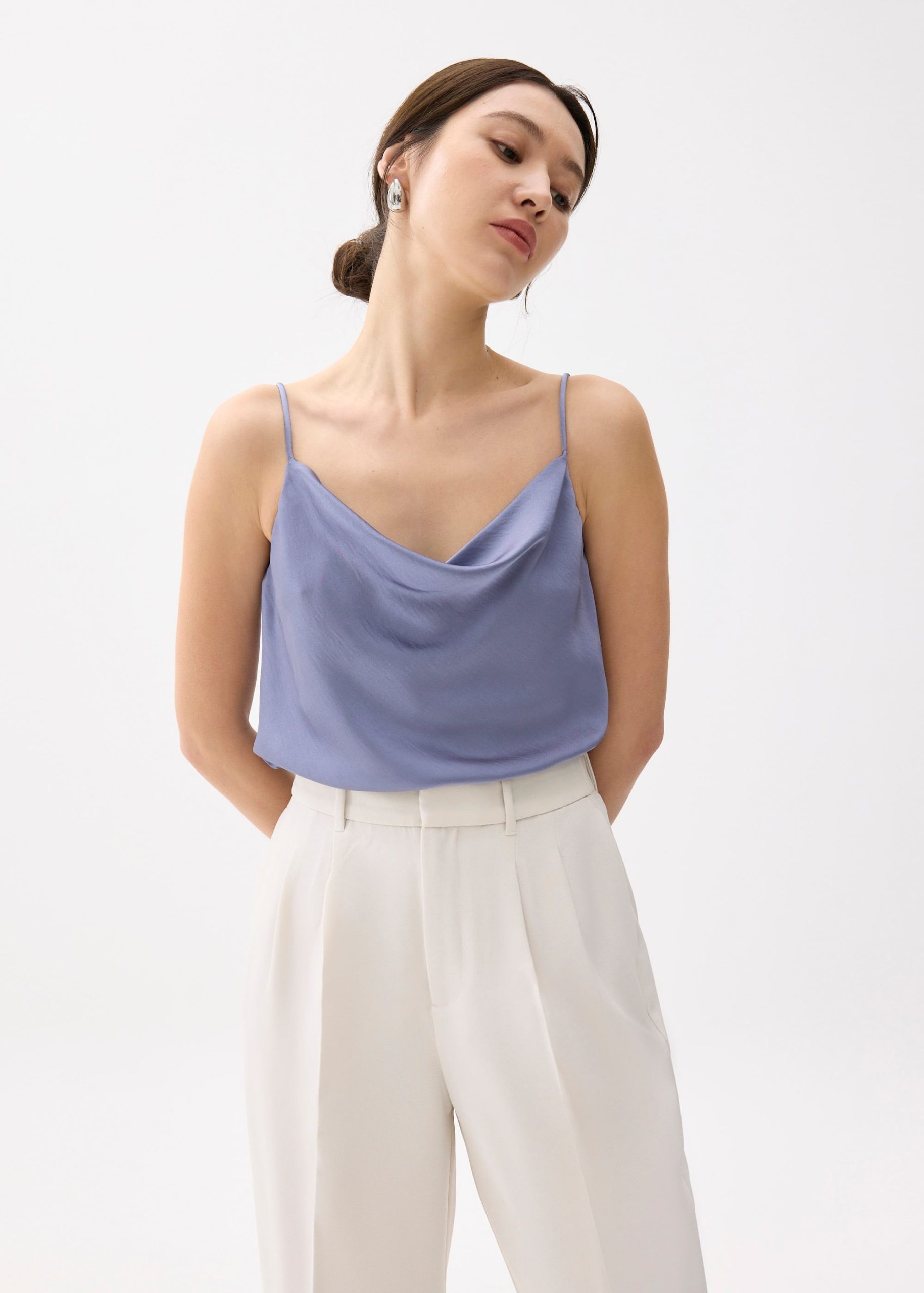 Sophia Cowl Neck Camisole Top - Image 31
