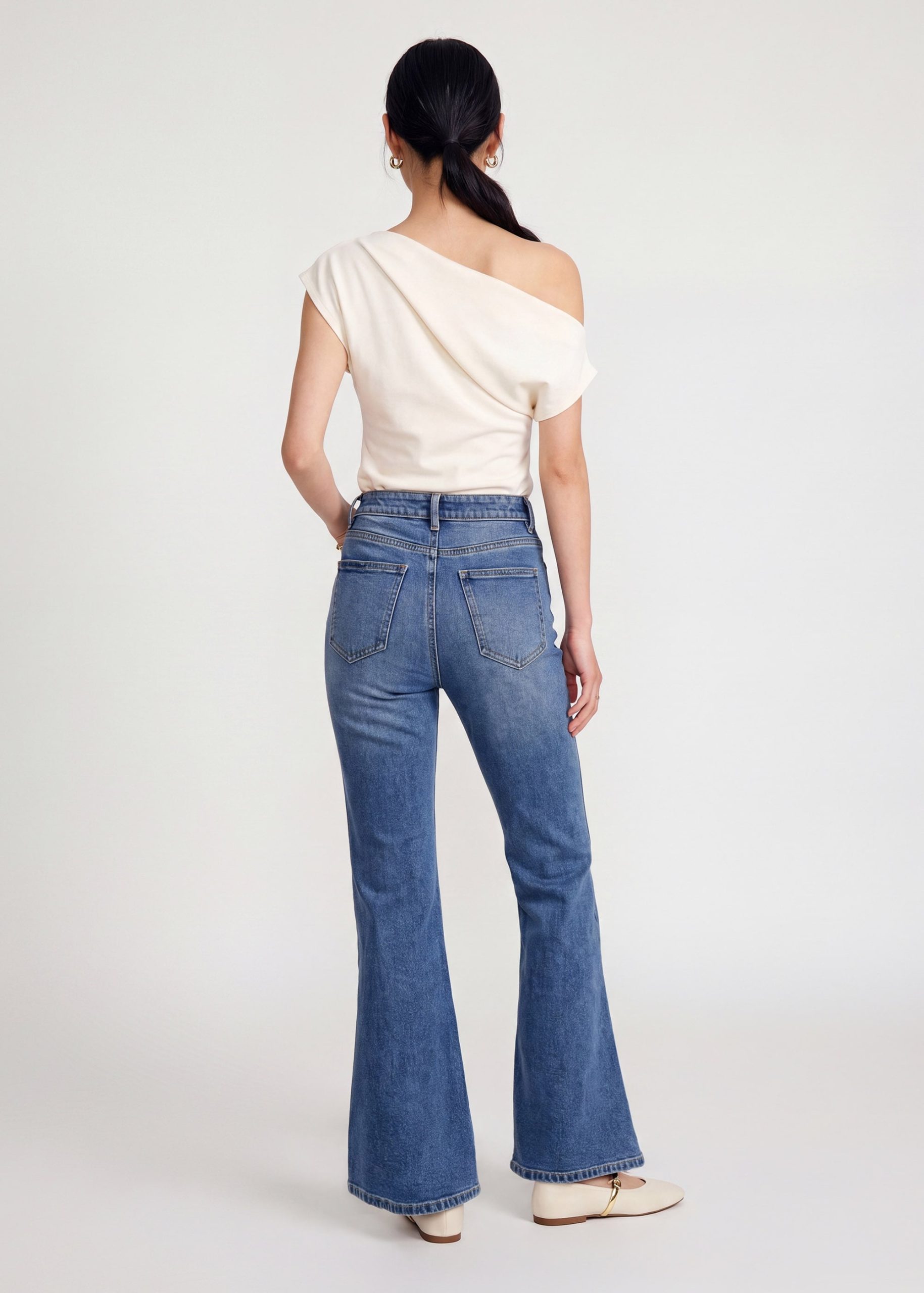 PETITE Addison Leggy??Kick Flare Jeans - Image 10