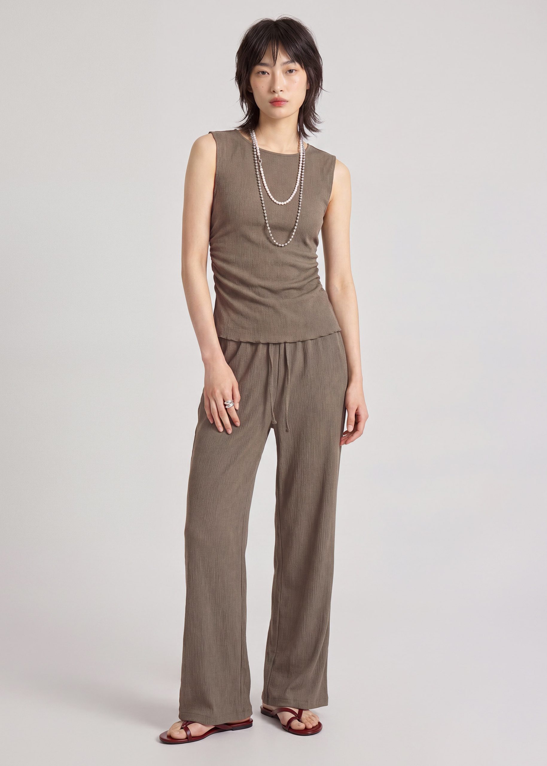 Crinkled Jersey Pants - Image 21