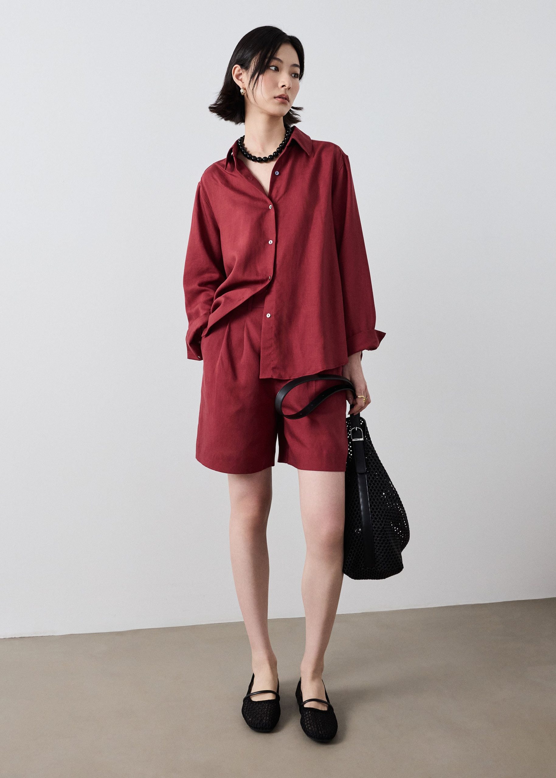 Lana Premium Linen Shorts - Image 31