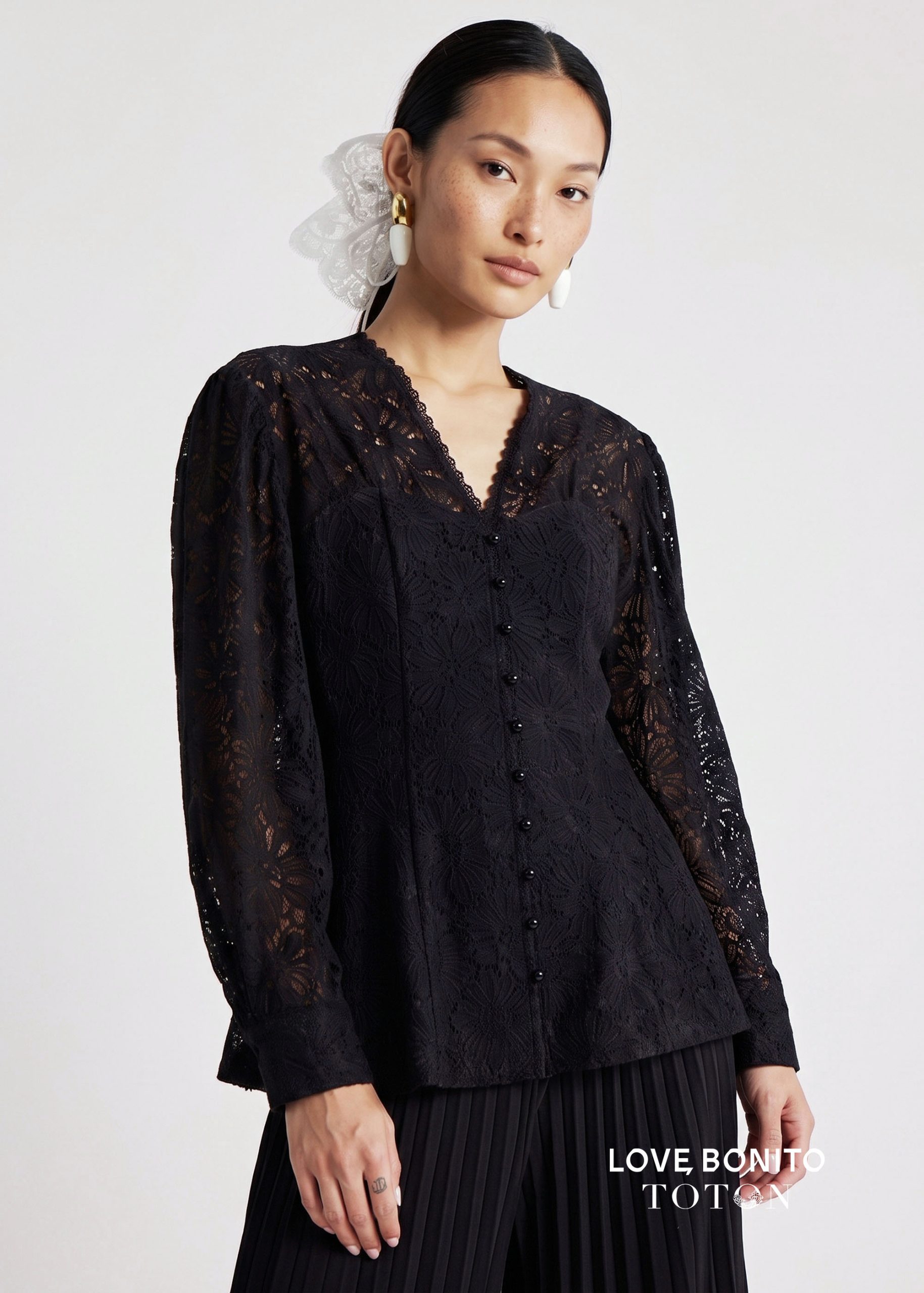 Love, Bonito x TOTON Lace Scrunchie - Image 3