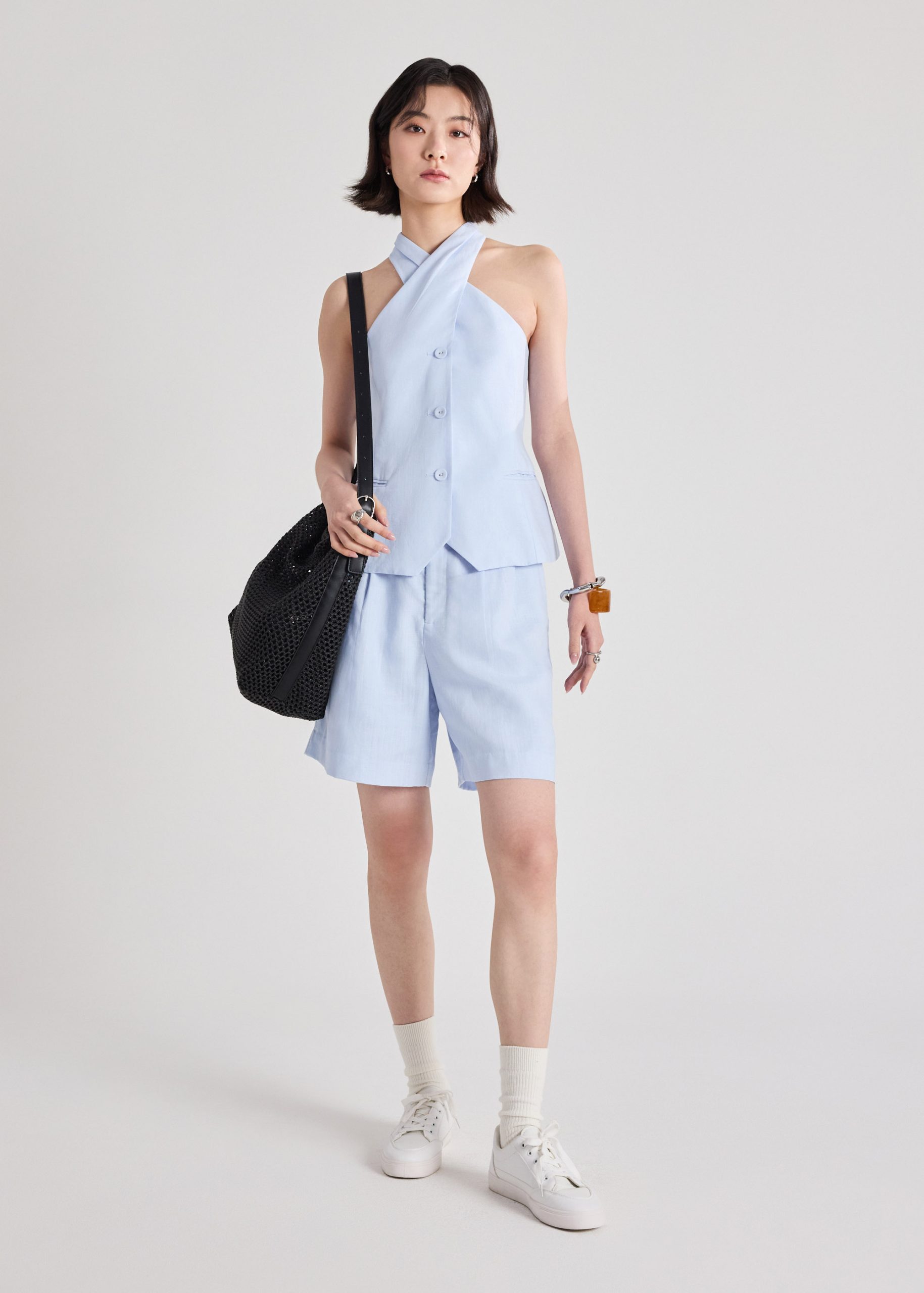 Akira Premium Linen Halter Top - Image 19
