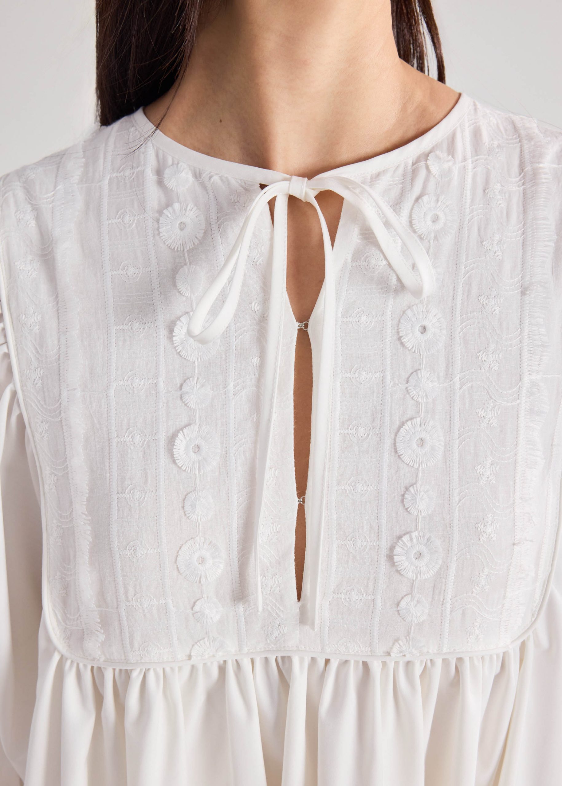 Poplin Babydoll Dress - Image 12