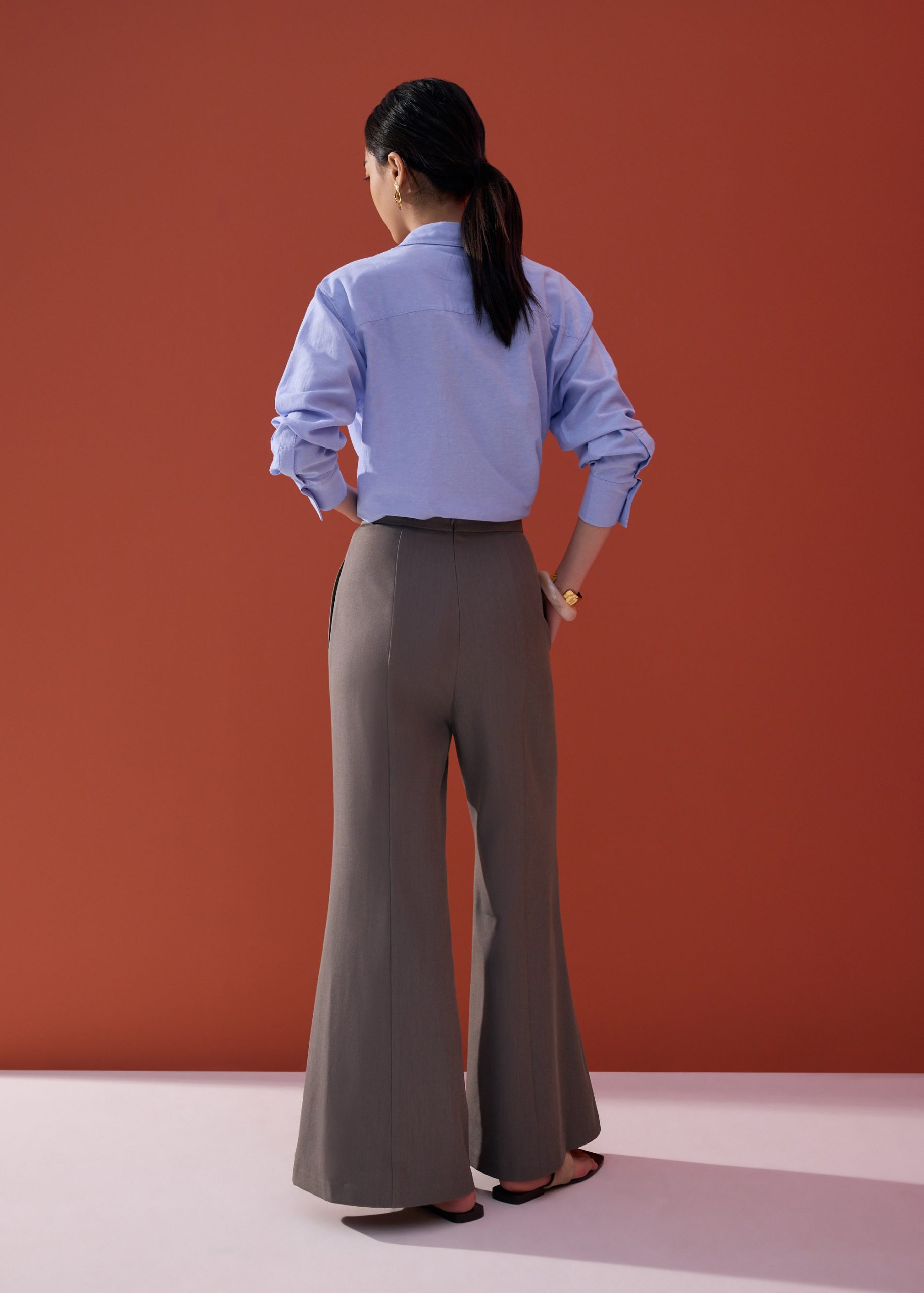 Leggy??Sarita High Waist Boot Cut Pants - Image 11
