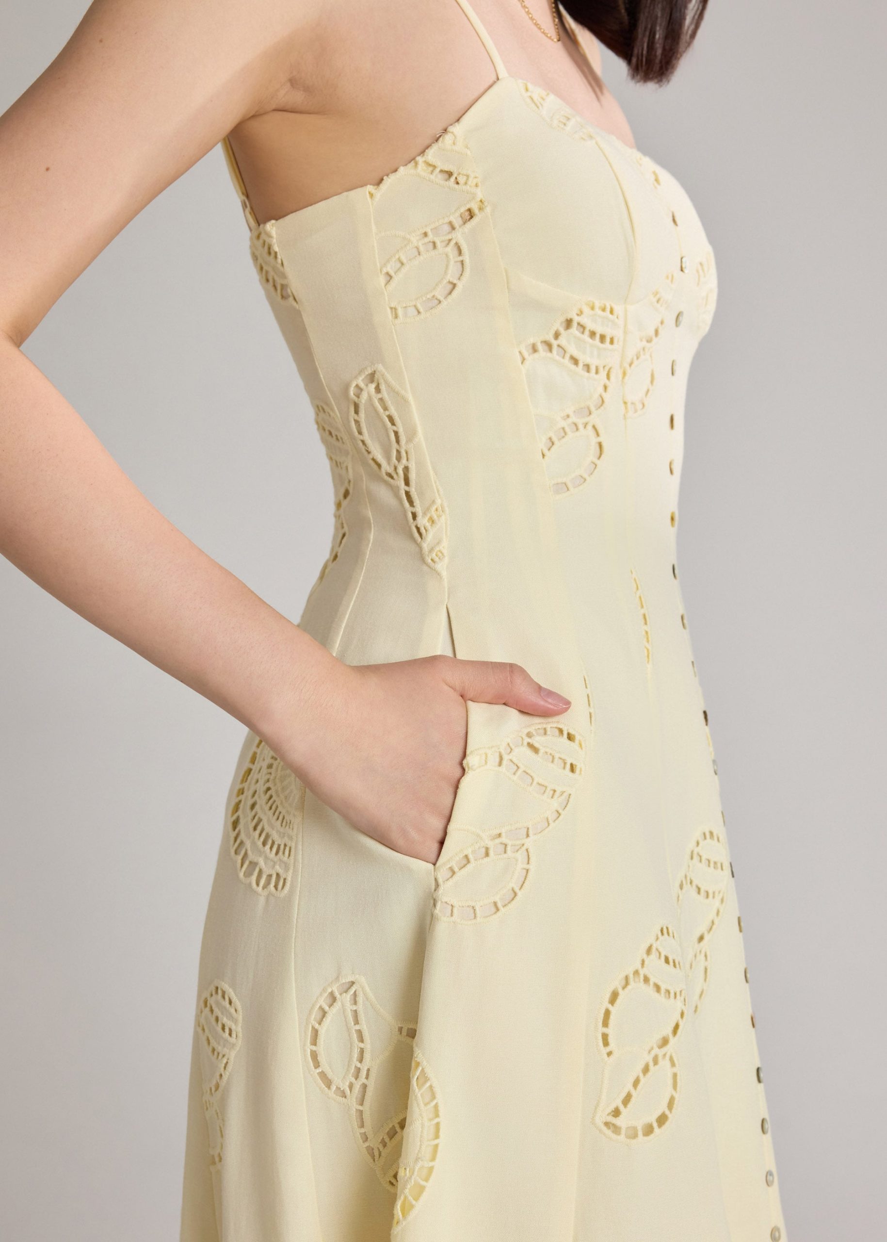 BraFree by LB Sweetheart Dress in Tidal Escape Broderie - Image 11