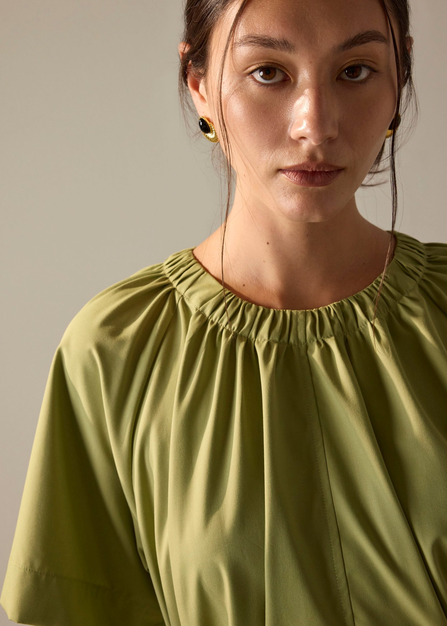 Fit & Flare Midi Dress With Sash - Image 8
