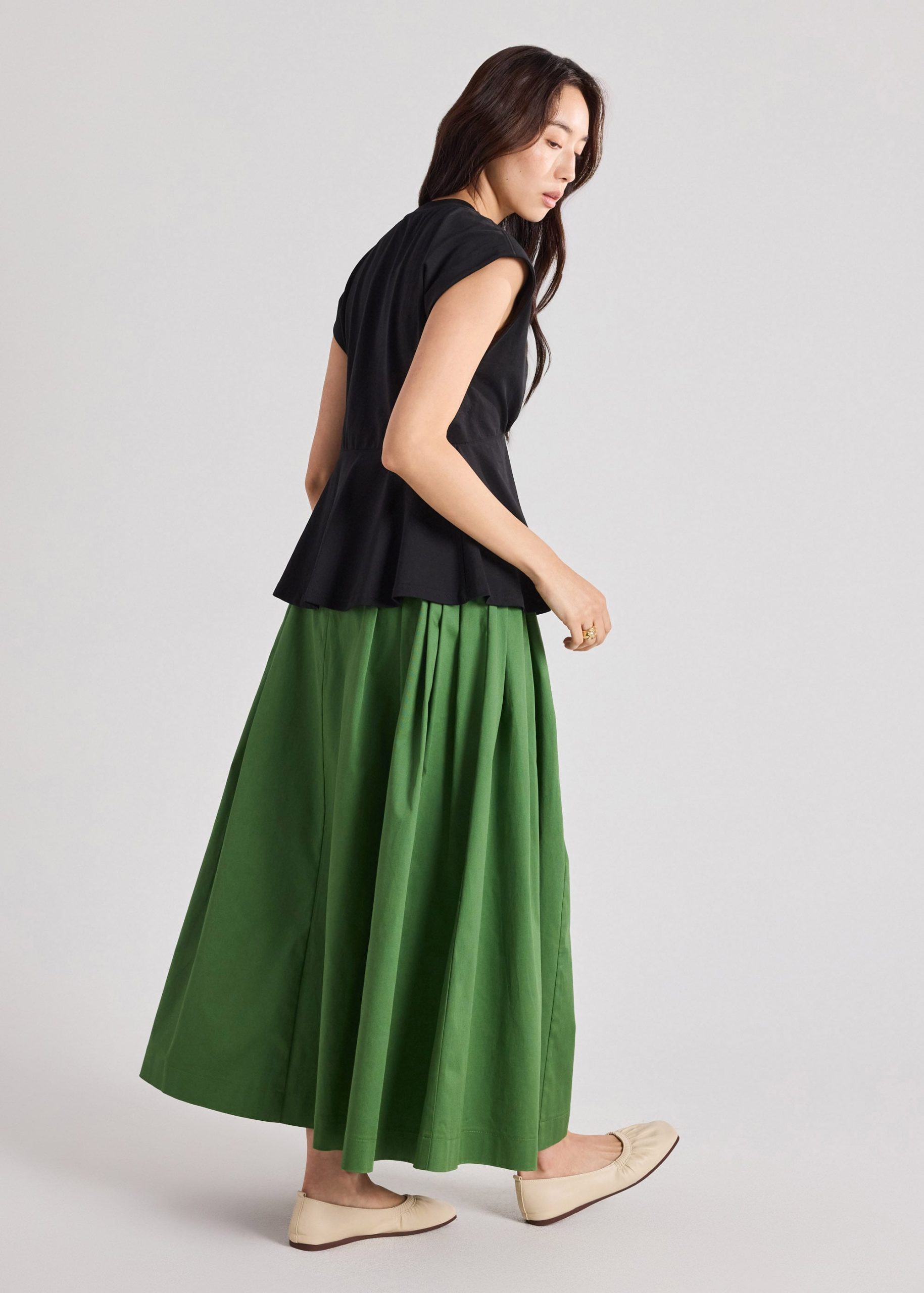 Jersey Peplum Tee - Image 3
