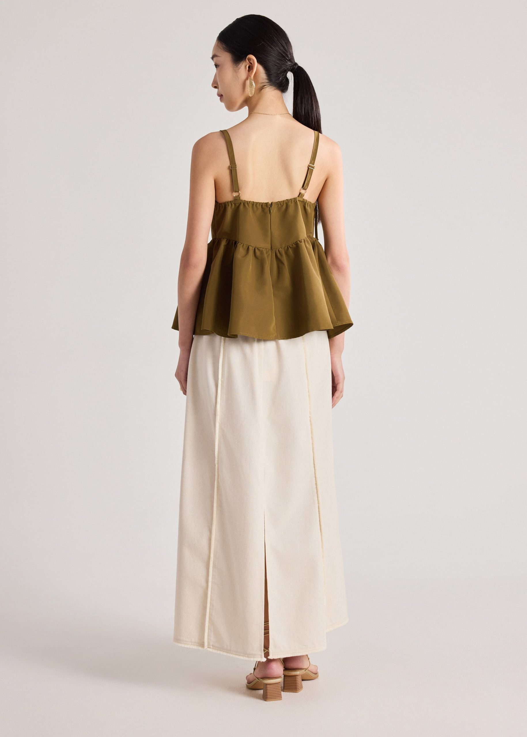 Babydoll Peplum Camisole - Image 4