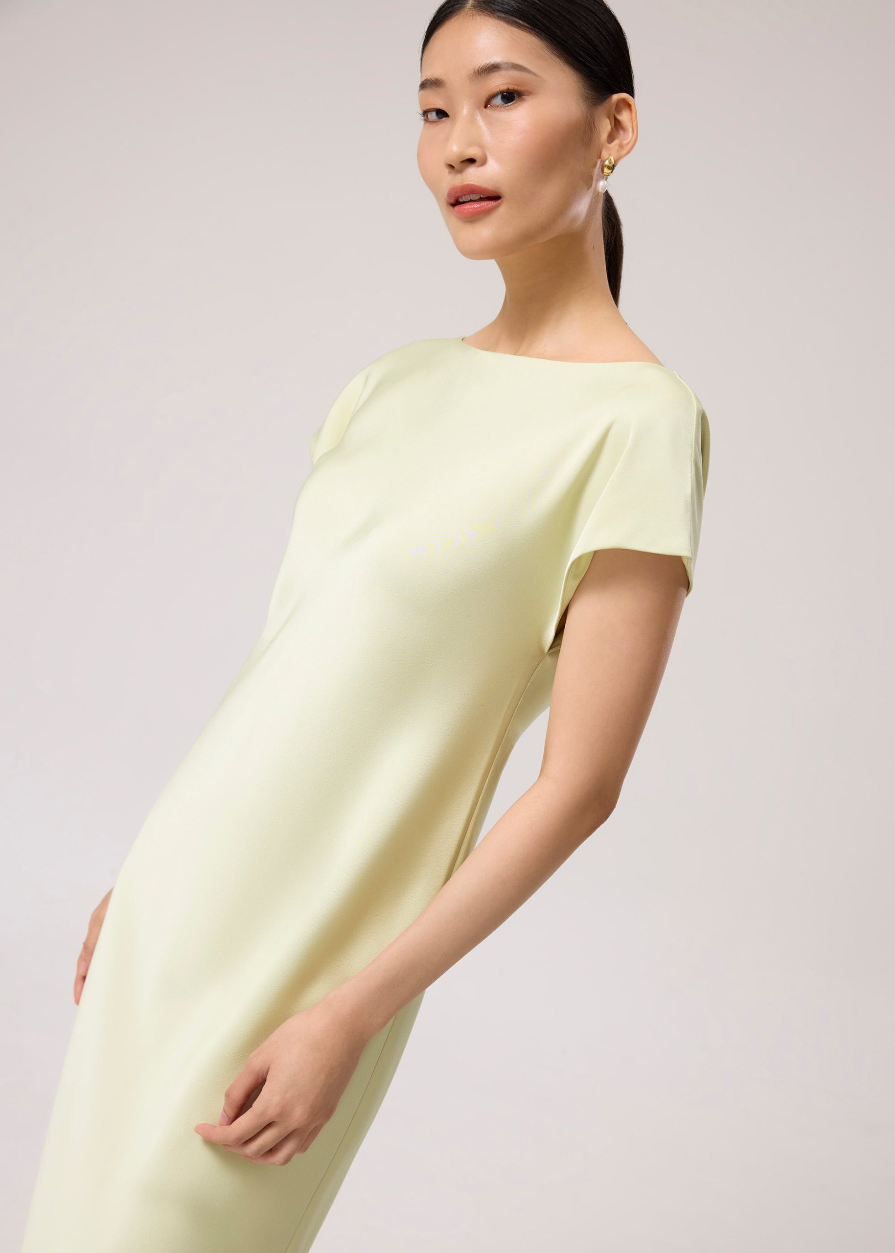 Satin Bias Cut Midaxi Dress - Image 12