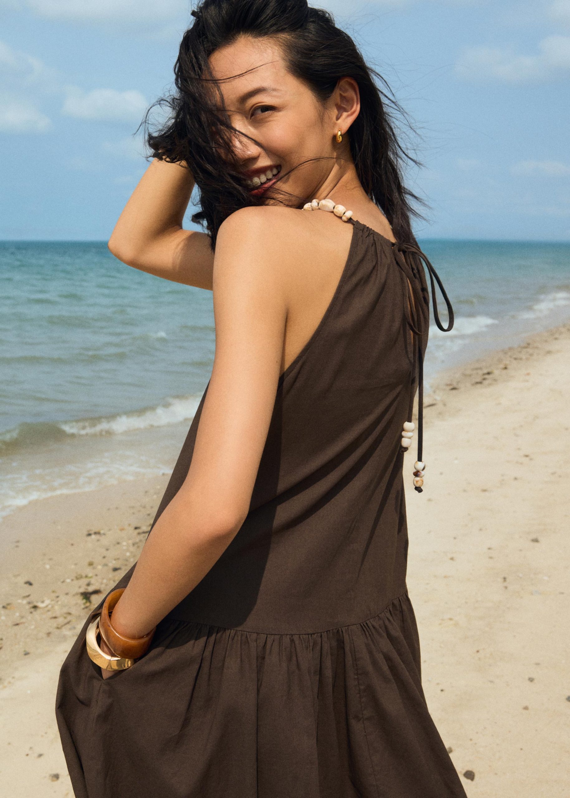 Coastal Beads Trapeze Dress - Image 13