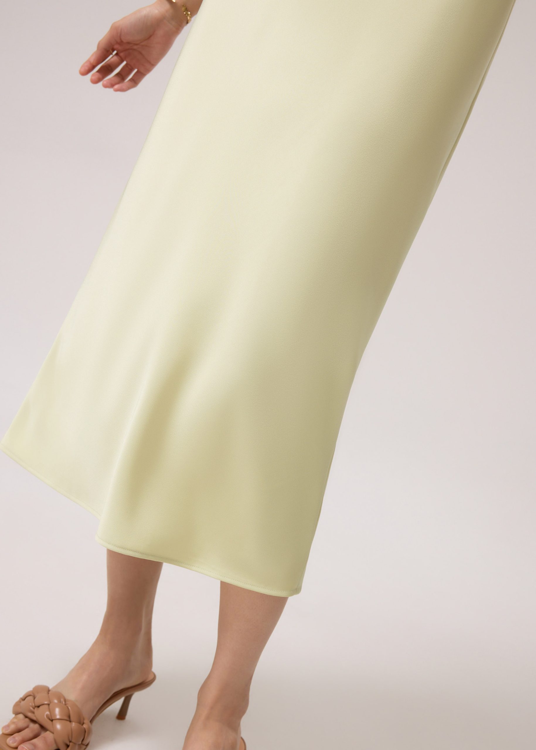 Satin Bias Cut Midaxi Dress - Image 18