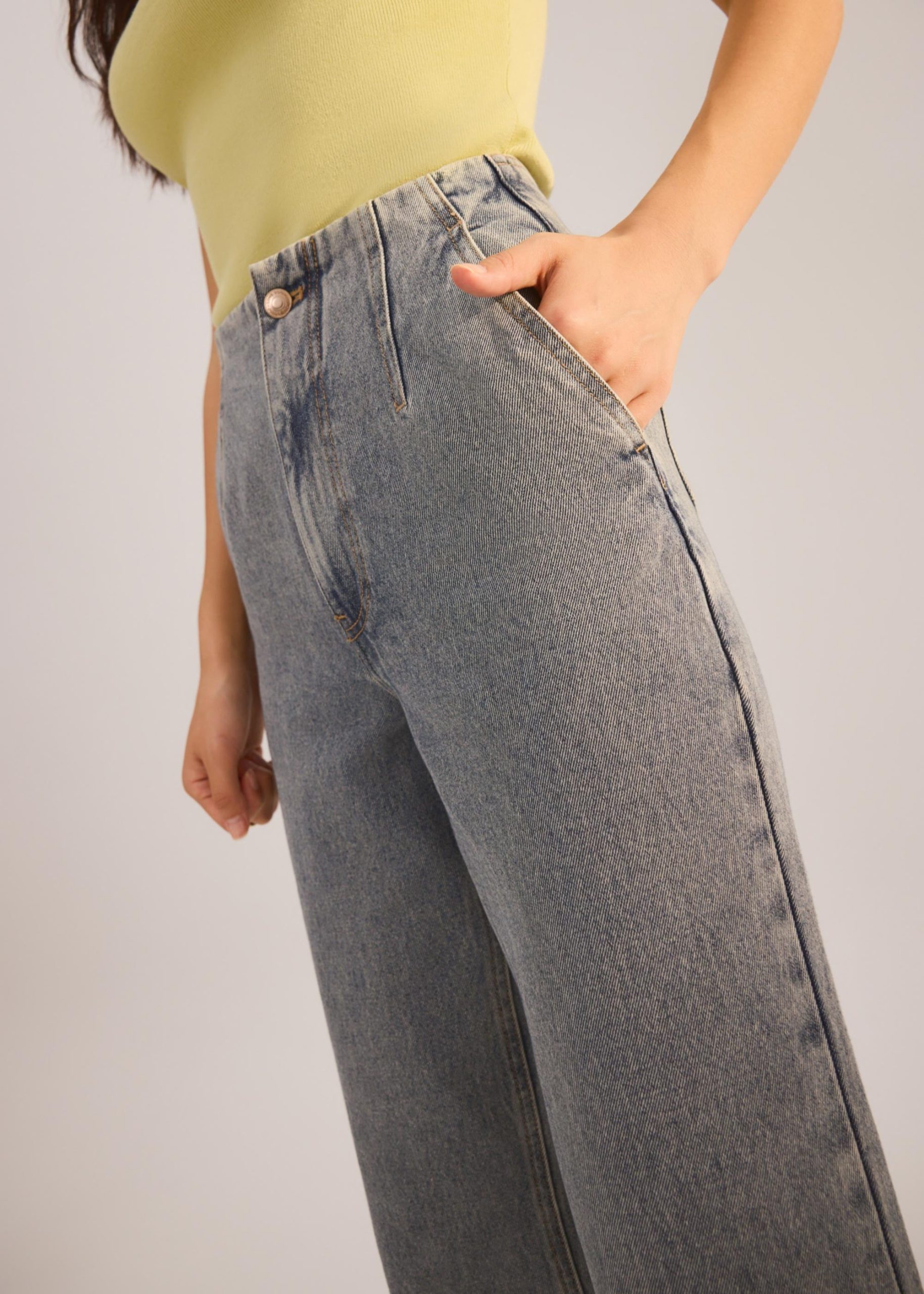 Leggy??Tricia Denim High Waist Kick Flare Jeans - Image 10