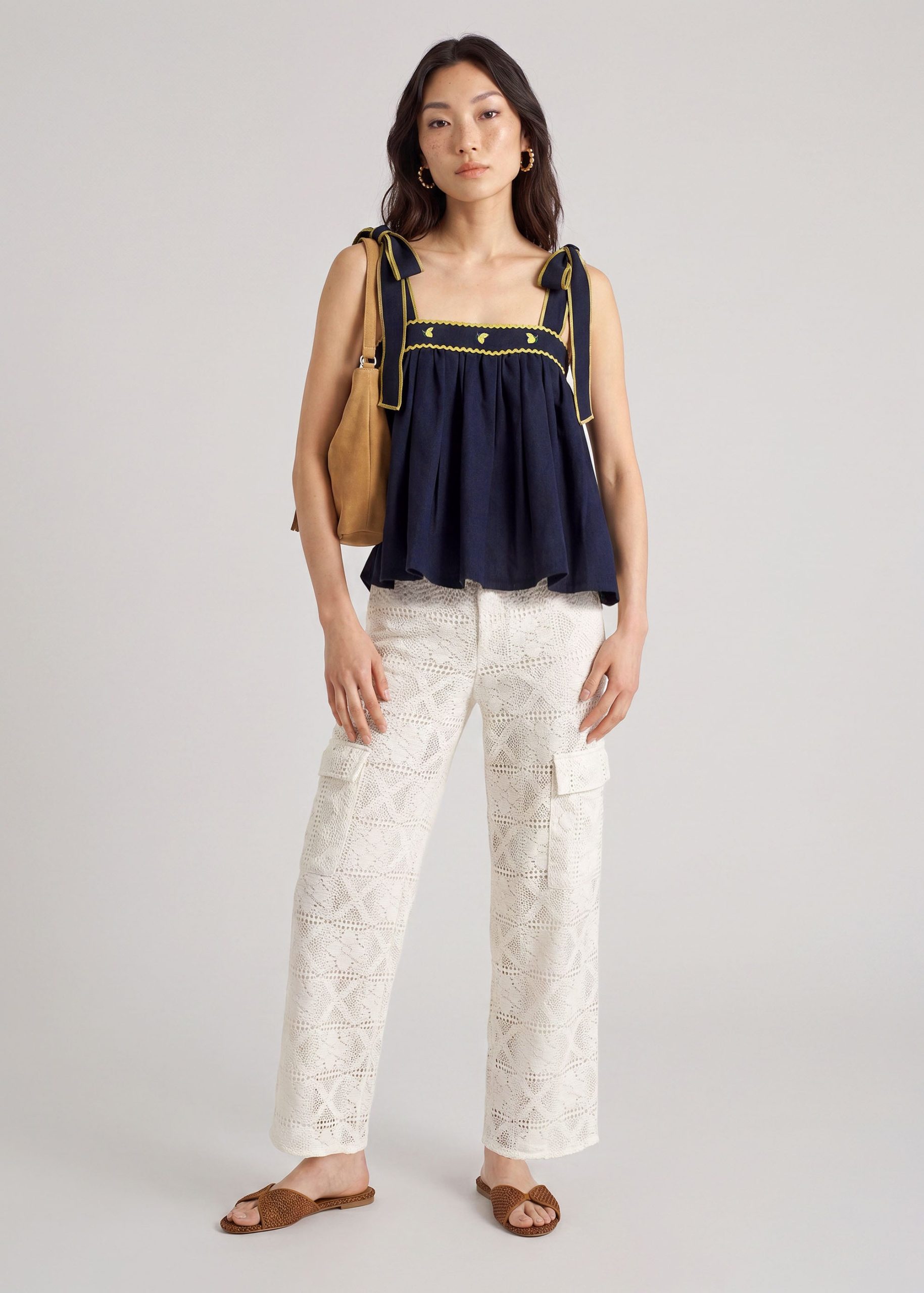 Embroidered Babydoll Top - Image 7