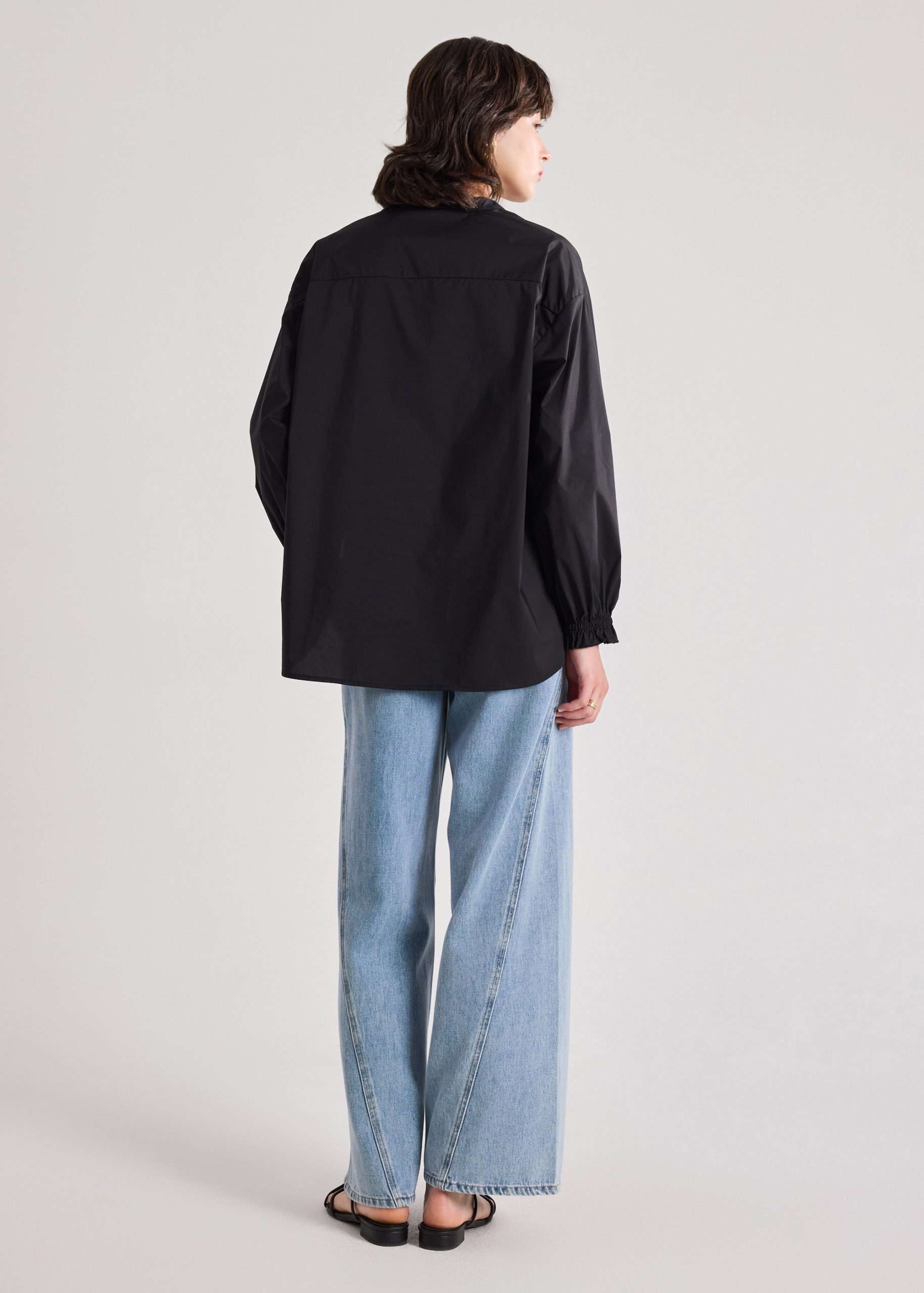 Oversized Puff Sleeve Shirt - Image 4