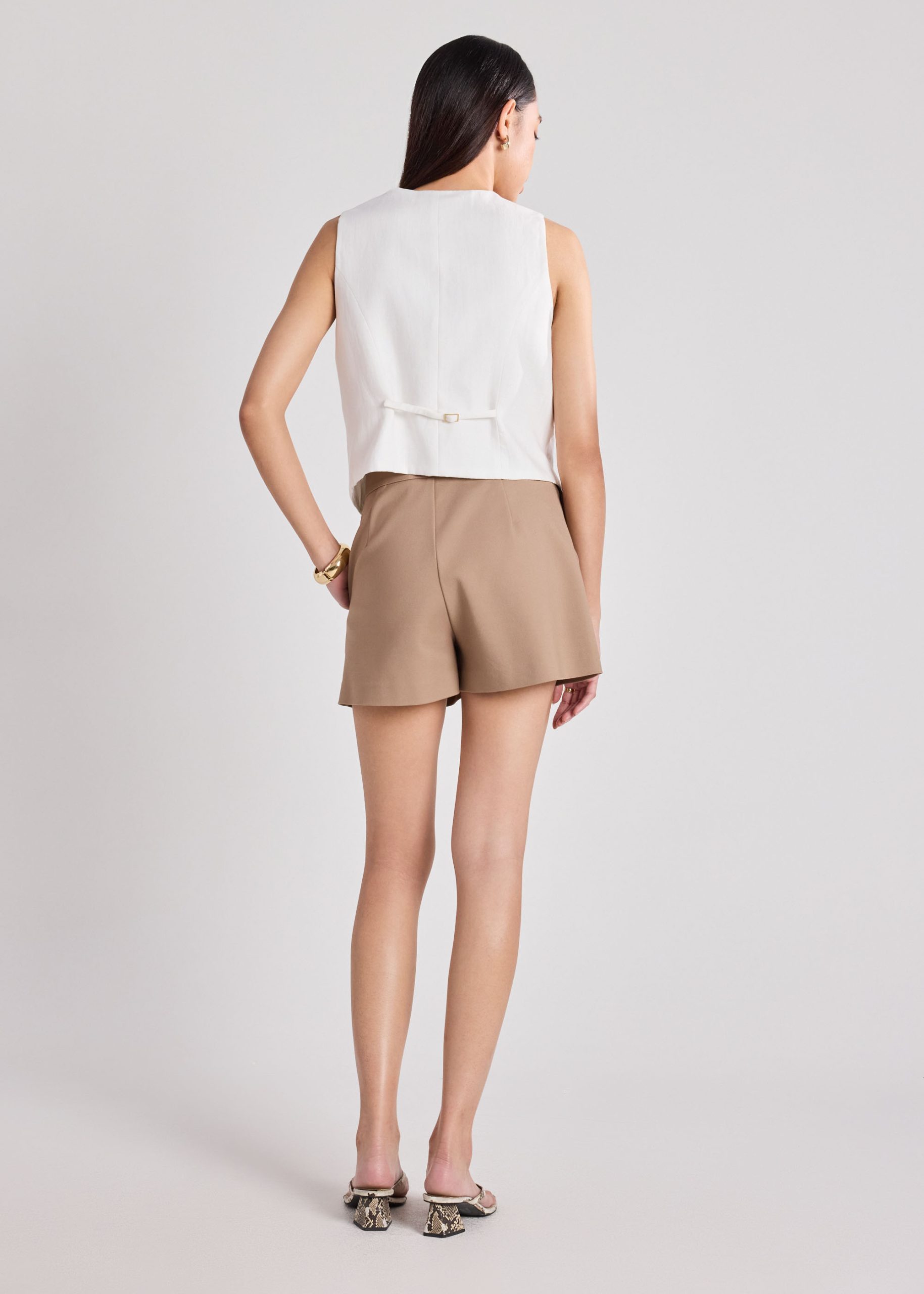 Yuna Premium Linen Vest - Image 4