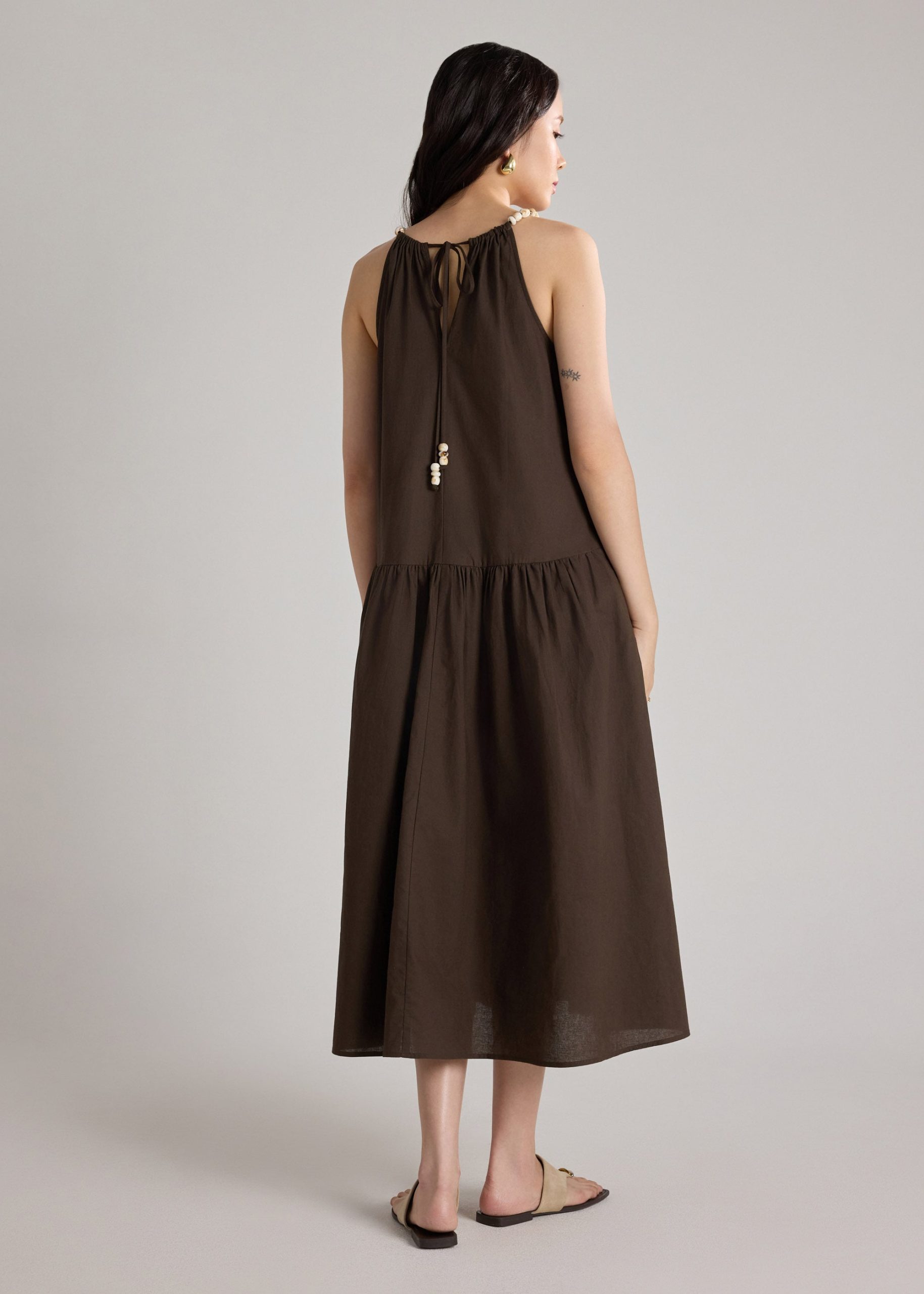 Coastal Beads Trapeze Dress - Image 10