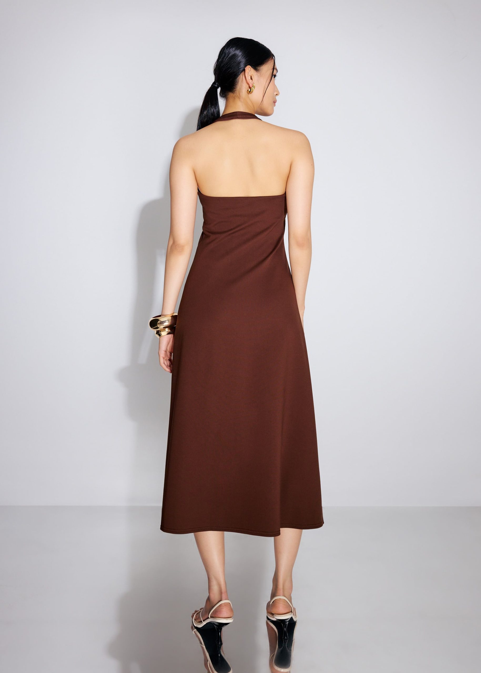 Halter Neck A-Line Midaxi Dress - Image 10