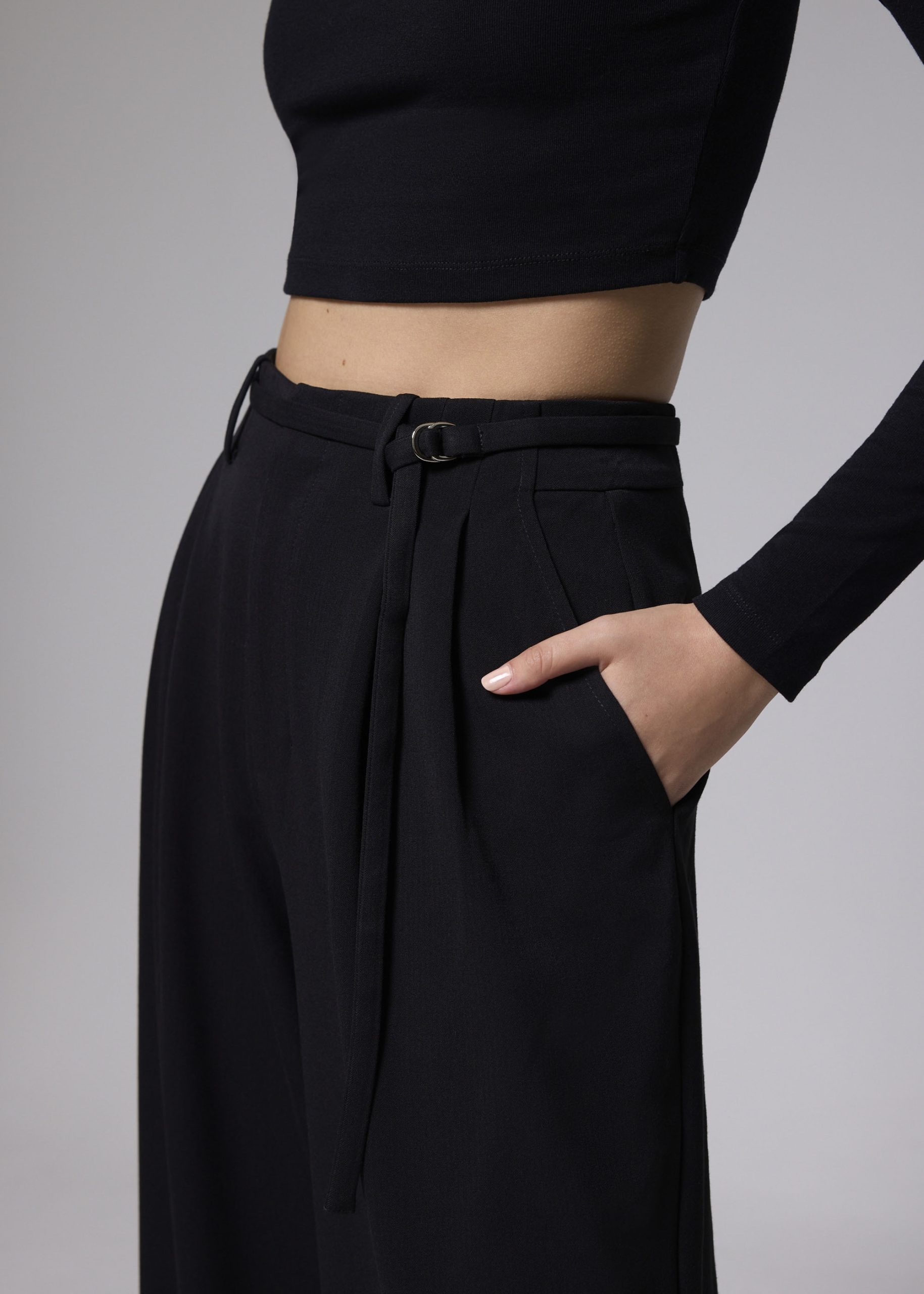 Leggy??Mayumi Elastic Pleated Wide Leg Pants - Image 28