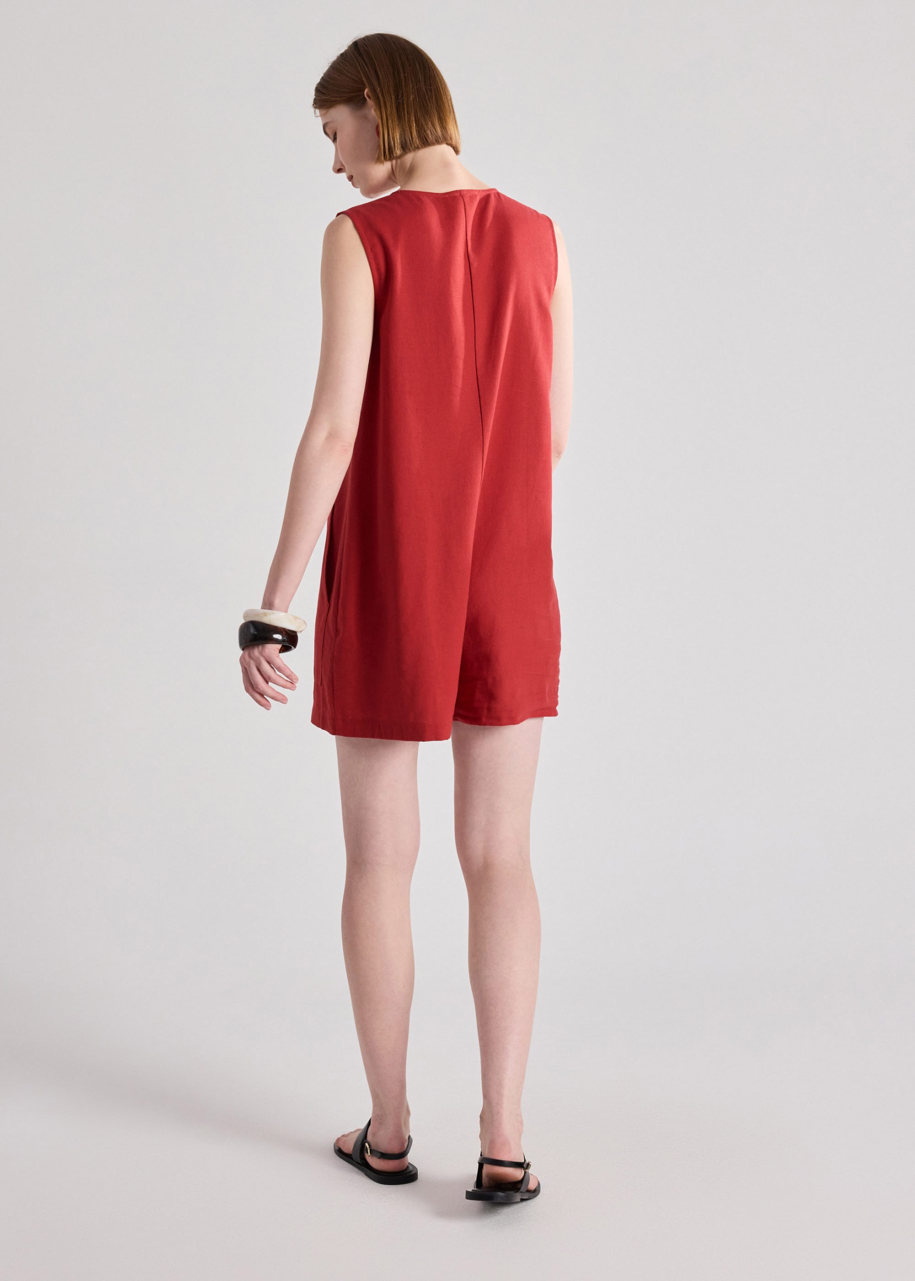 Patch Pocket Romper - Image 11