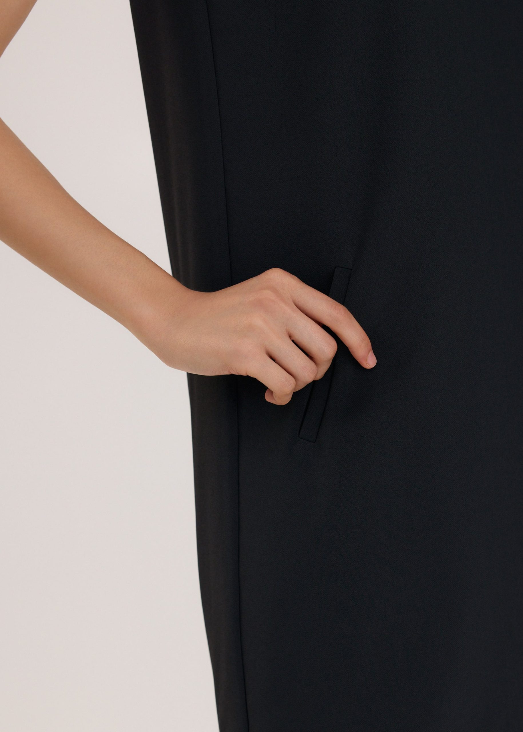Round Neck Shift Mini Dress - Image 3