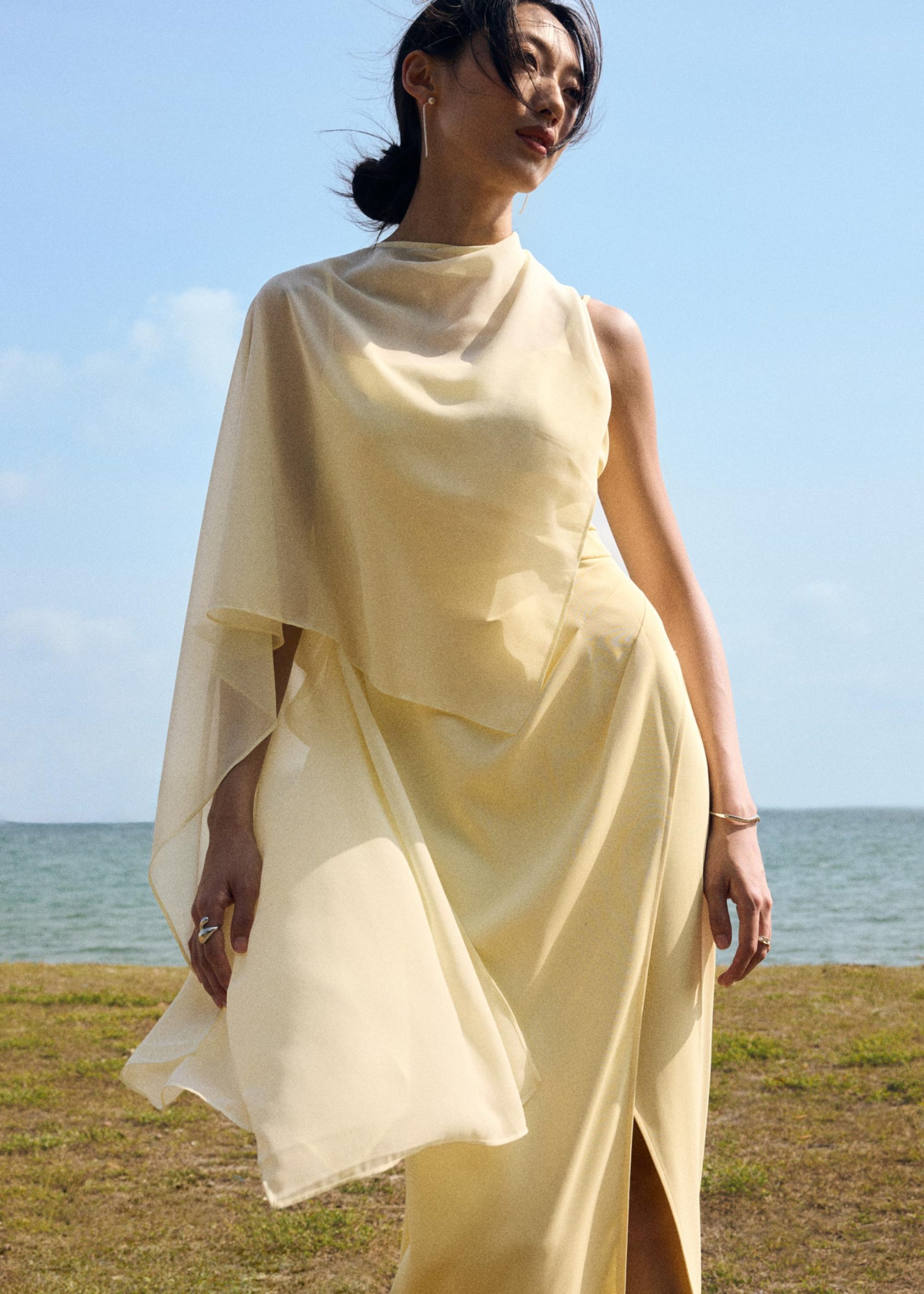 BraFree by LB Crepe Side Pleat Dress - Image 28