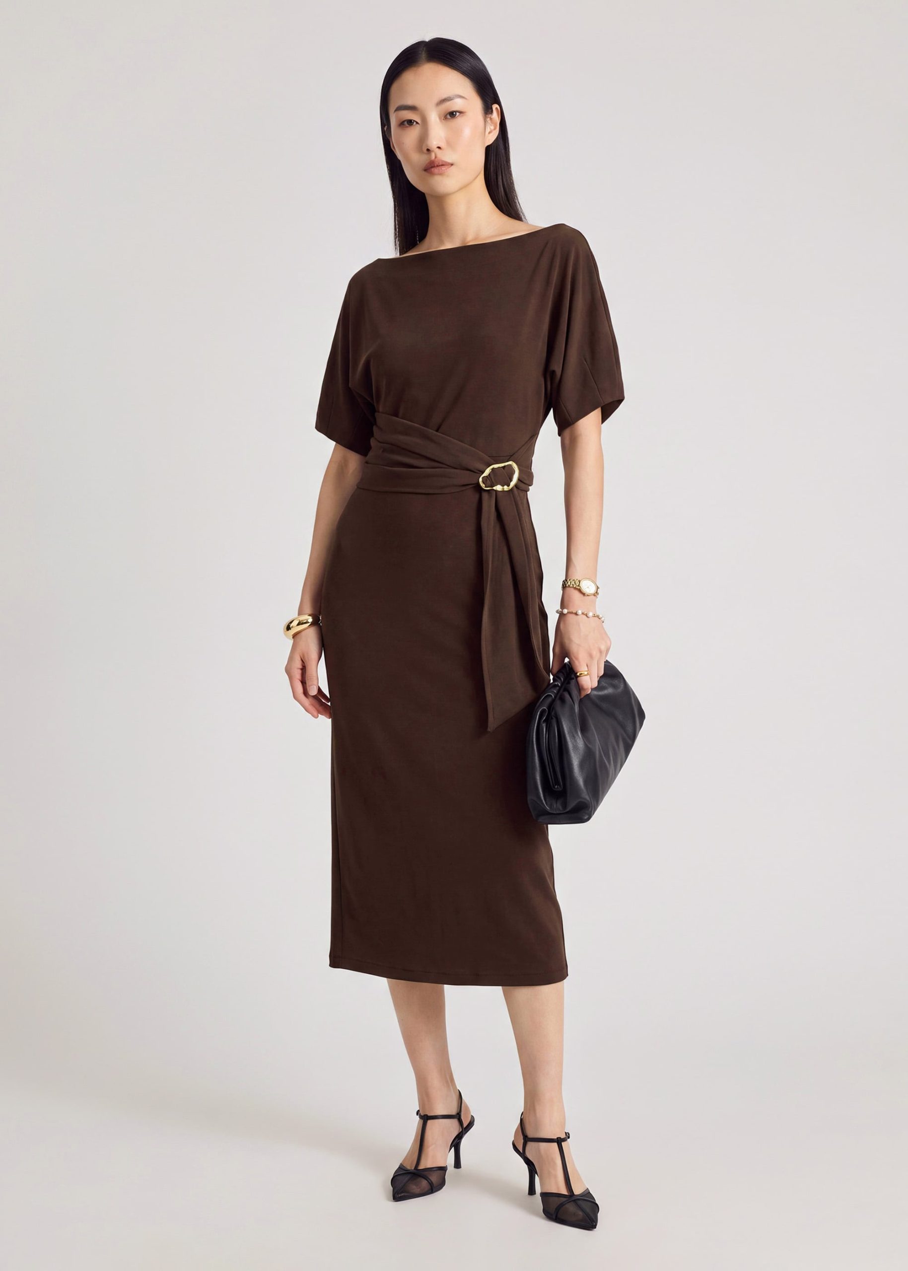Tencel Column Dress - Image 2