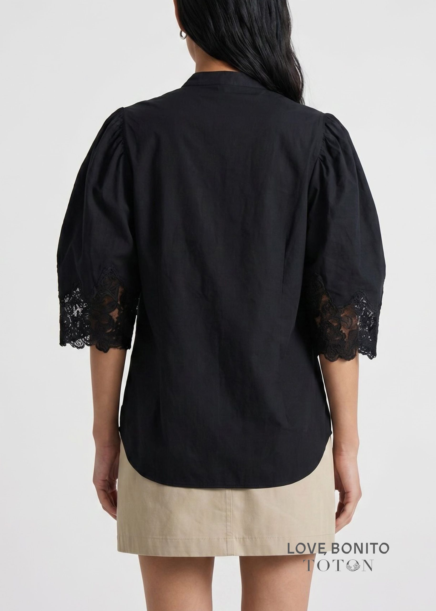 Love, Bonito x TOTON Lace Trim Kebaya Top - Image 6