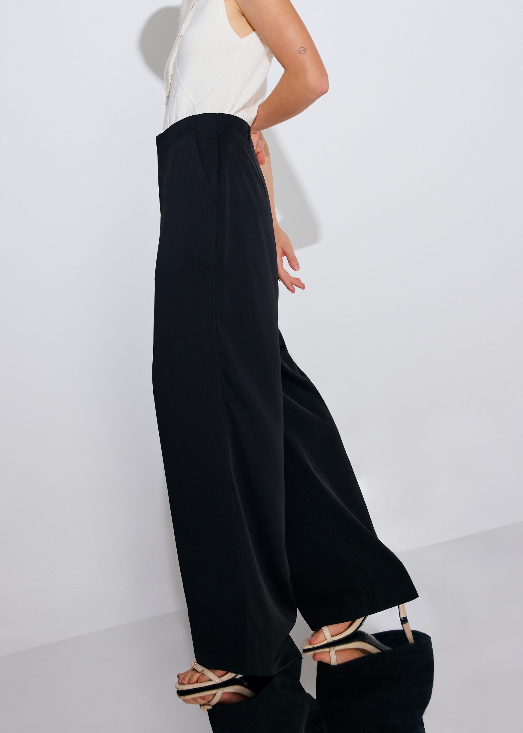 Leggy??Seva Satin Straight Leg Pants - Image 6