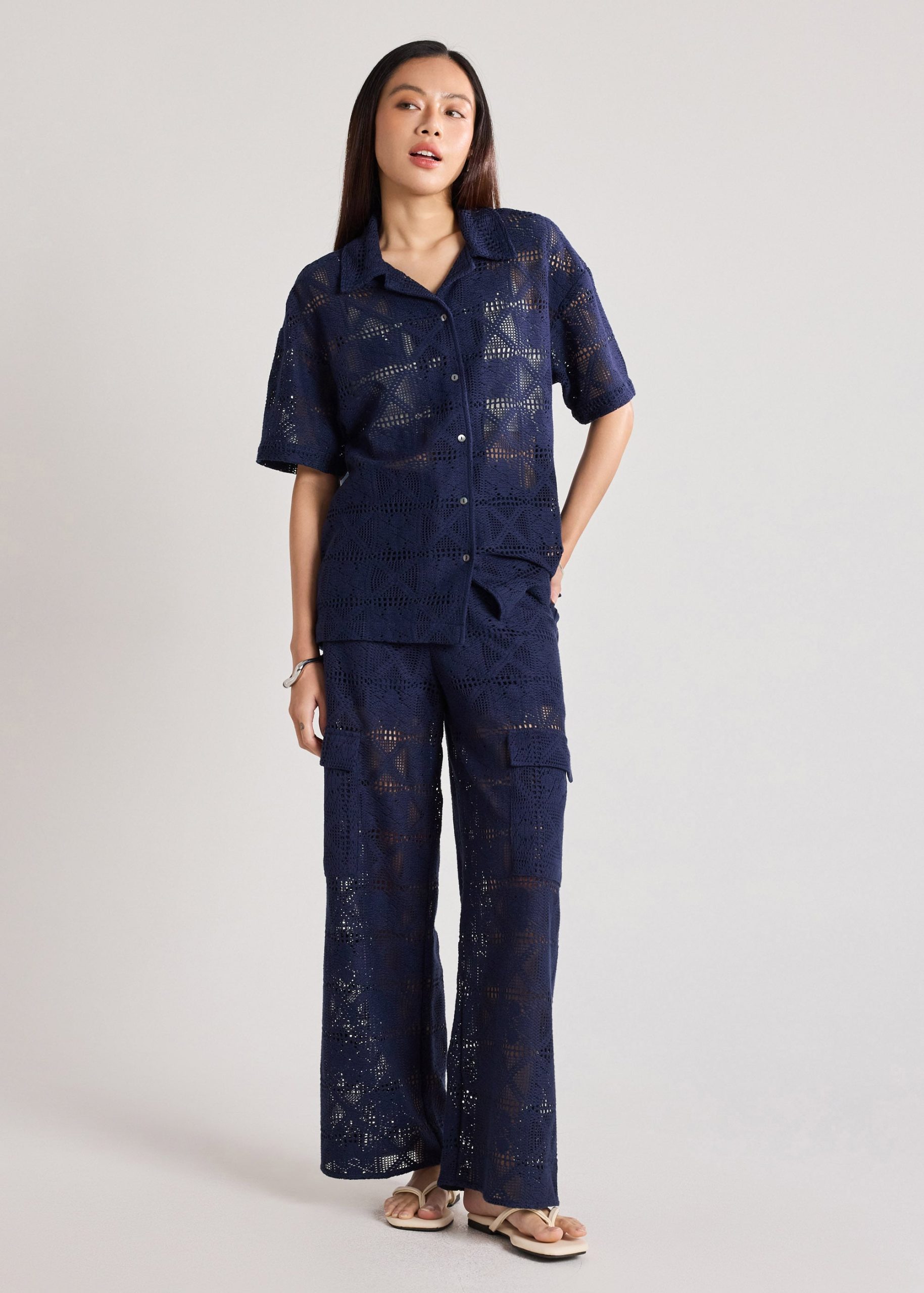Crochet Relaxed Shirt - Image 2