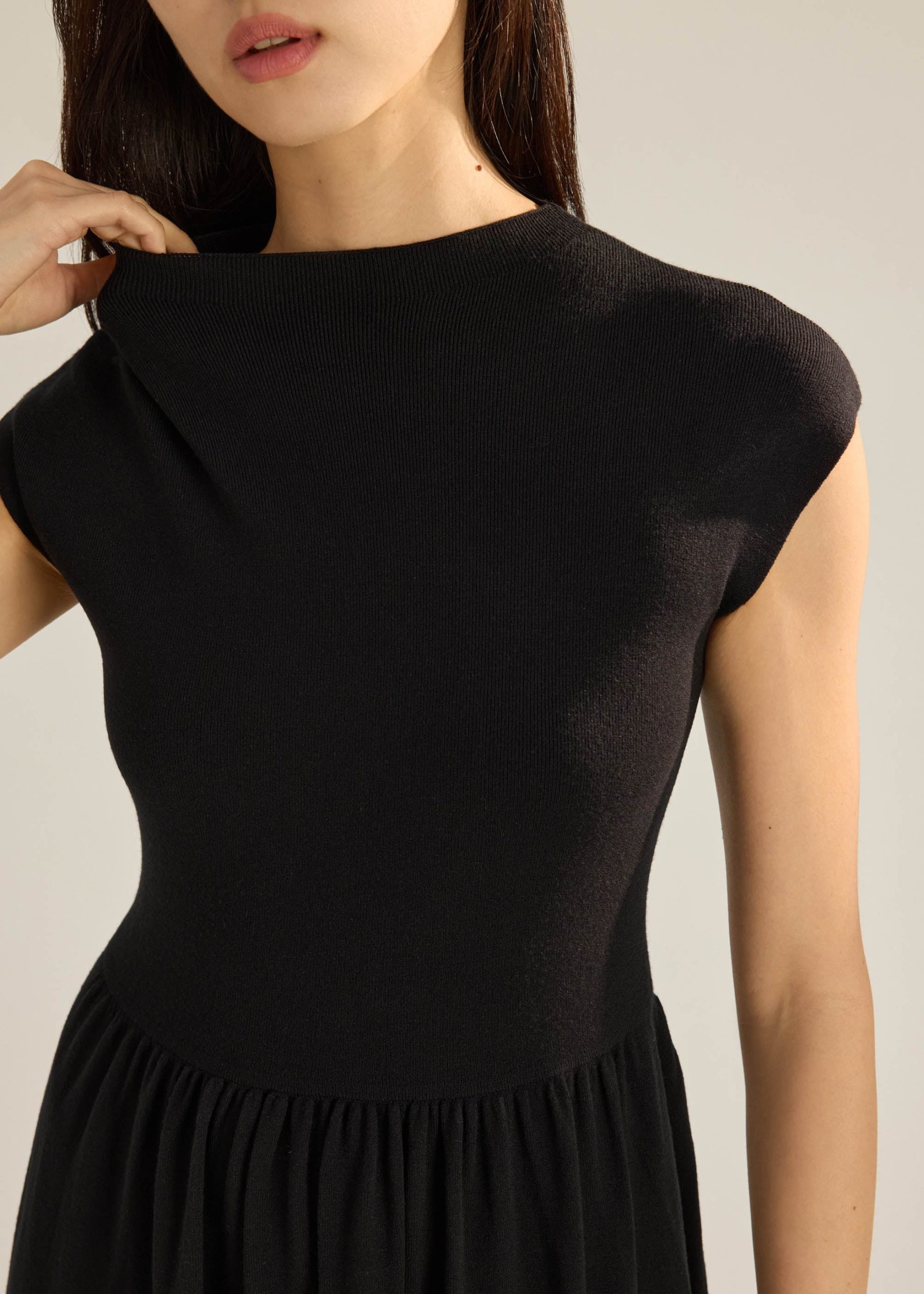 Huan Knit Fit & Flare Dress - Image 5