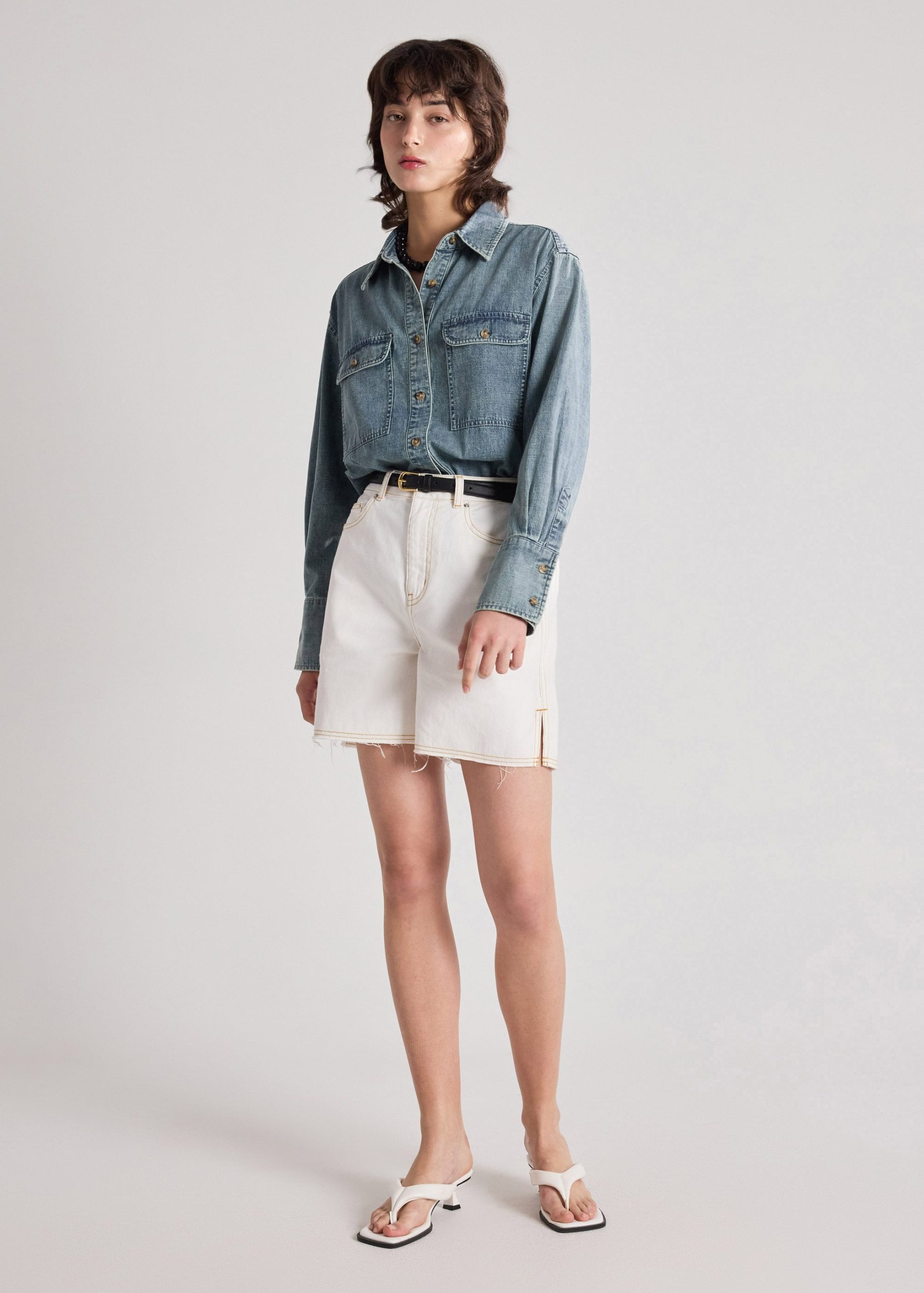 Oversized Denim Shirt - Image 5