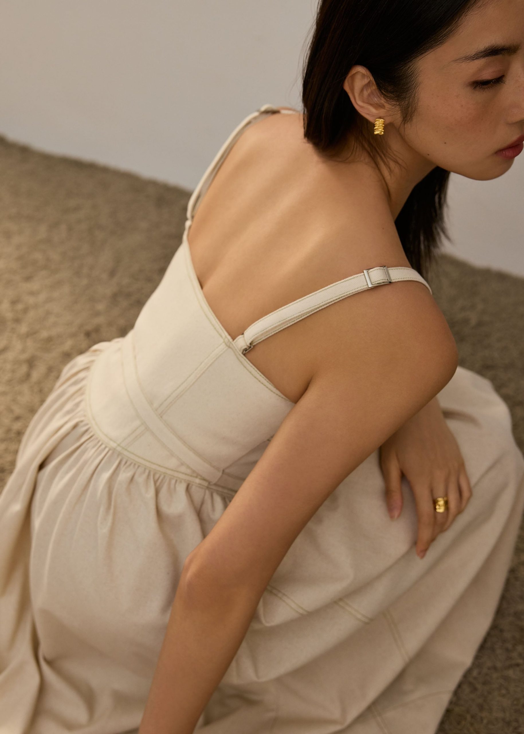 Detachable Sash Sweetheart Fit & Flare Midi Dress - Image 10