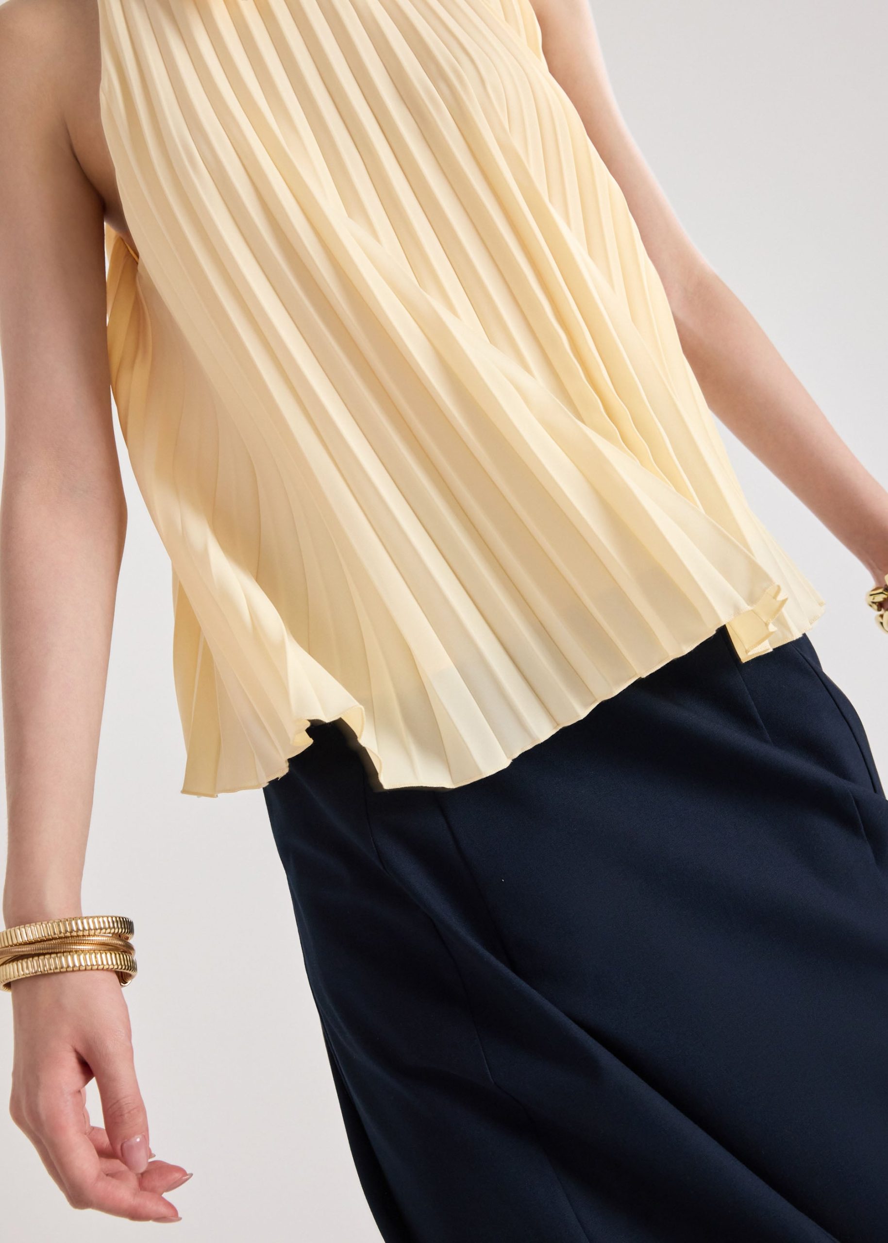 Izumi Sunray Pleated Top - Image 10