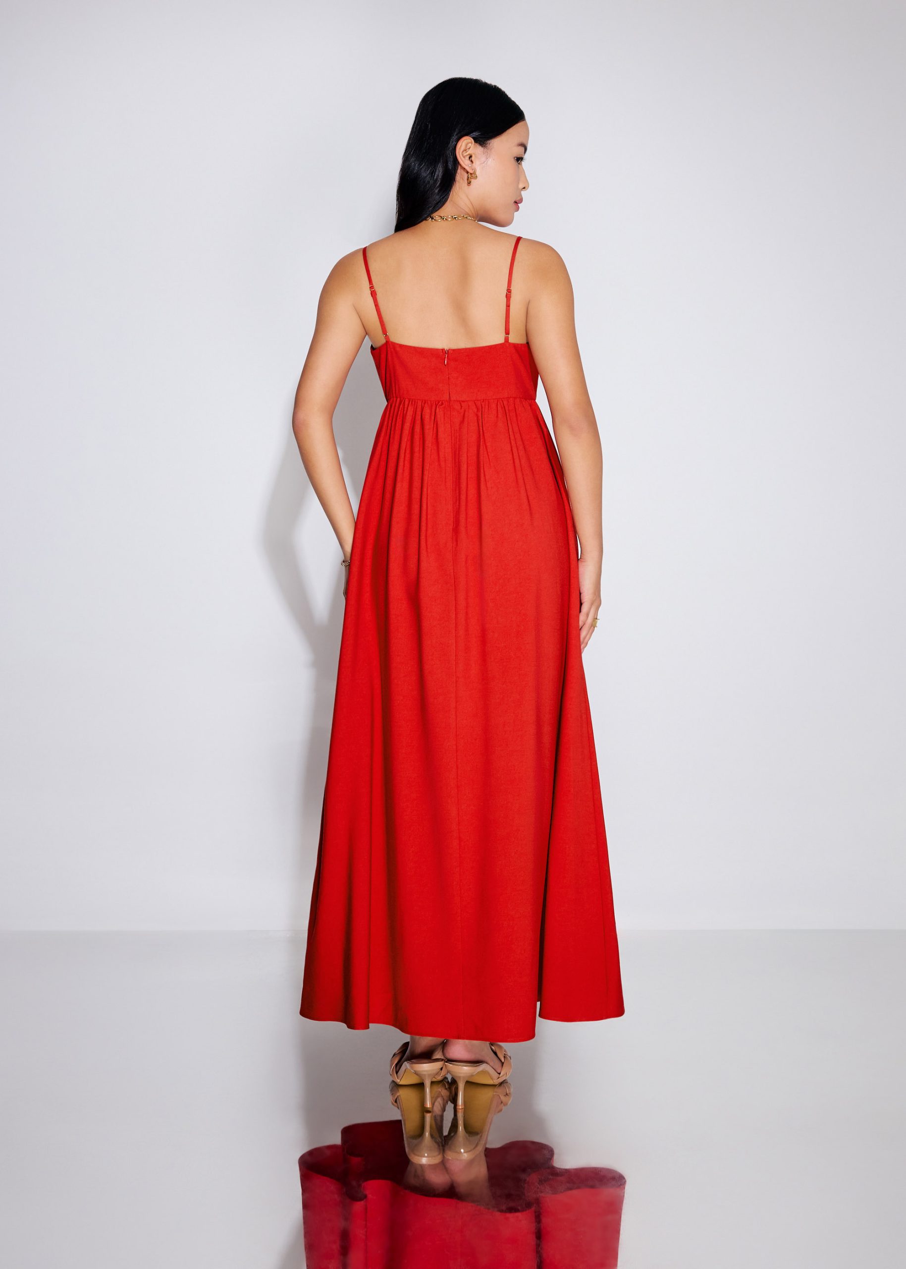 Camisole Fit & Flare Maxi Dress - Image 12