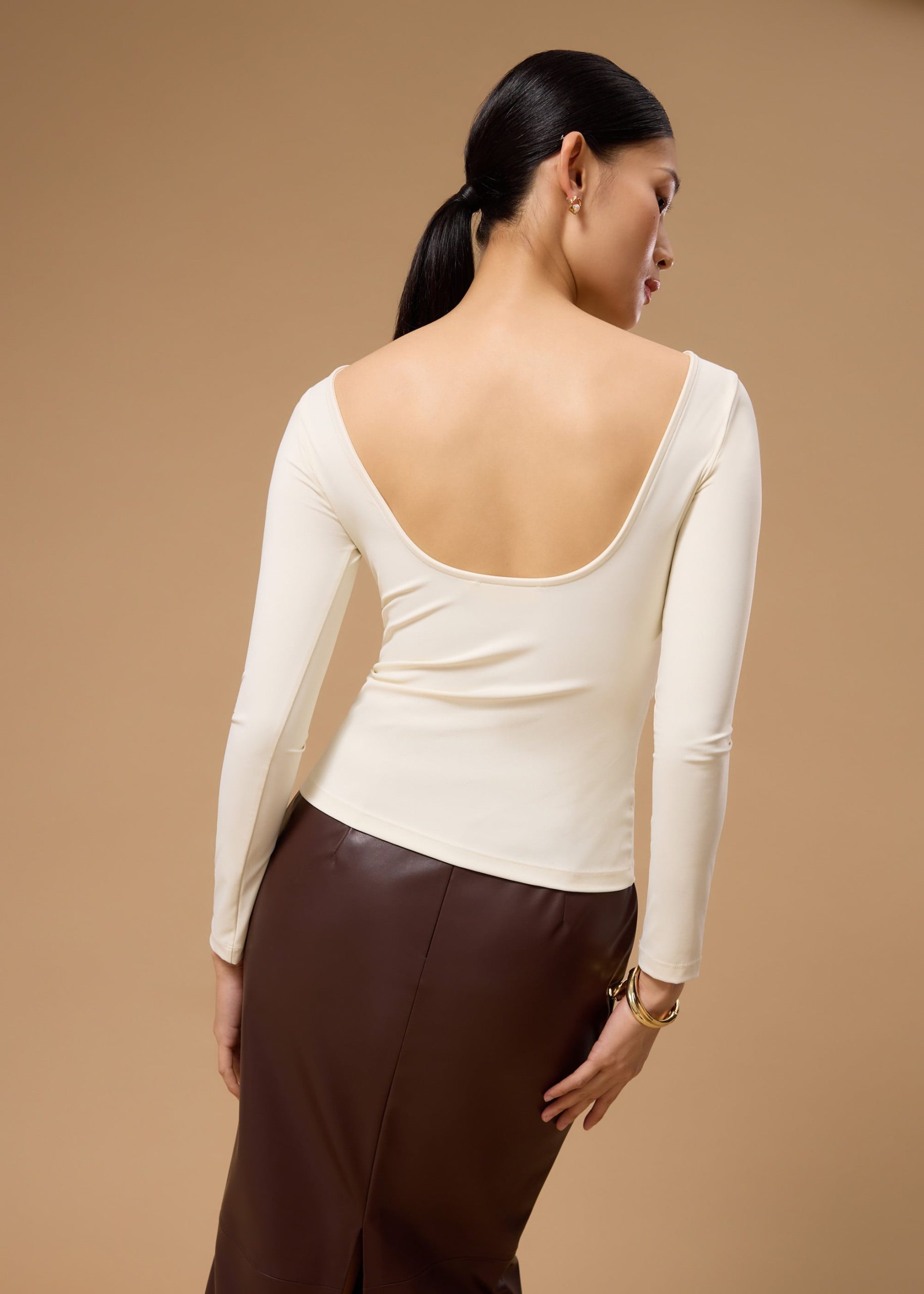 BraFree by LB Xinyi Jersey Boat Neck Fitted Tee - Image 10