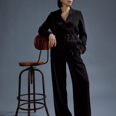Leggy??Moira Regular Super High Waist Straight Leg Pants