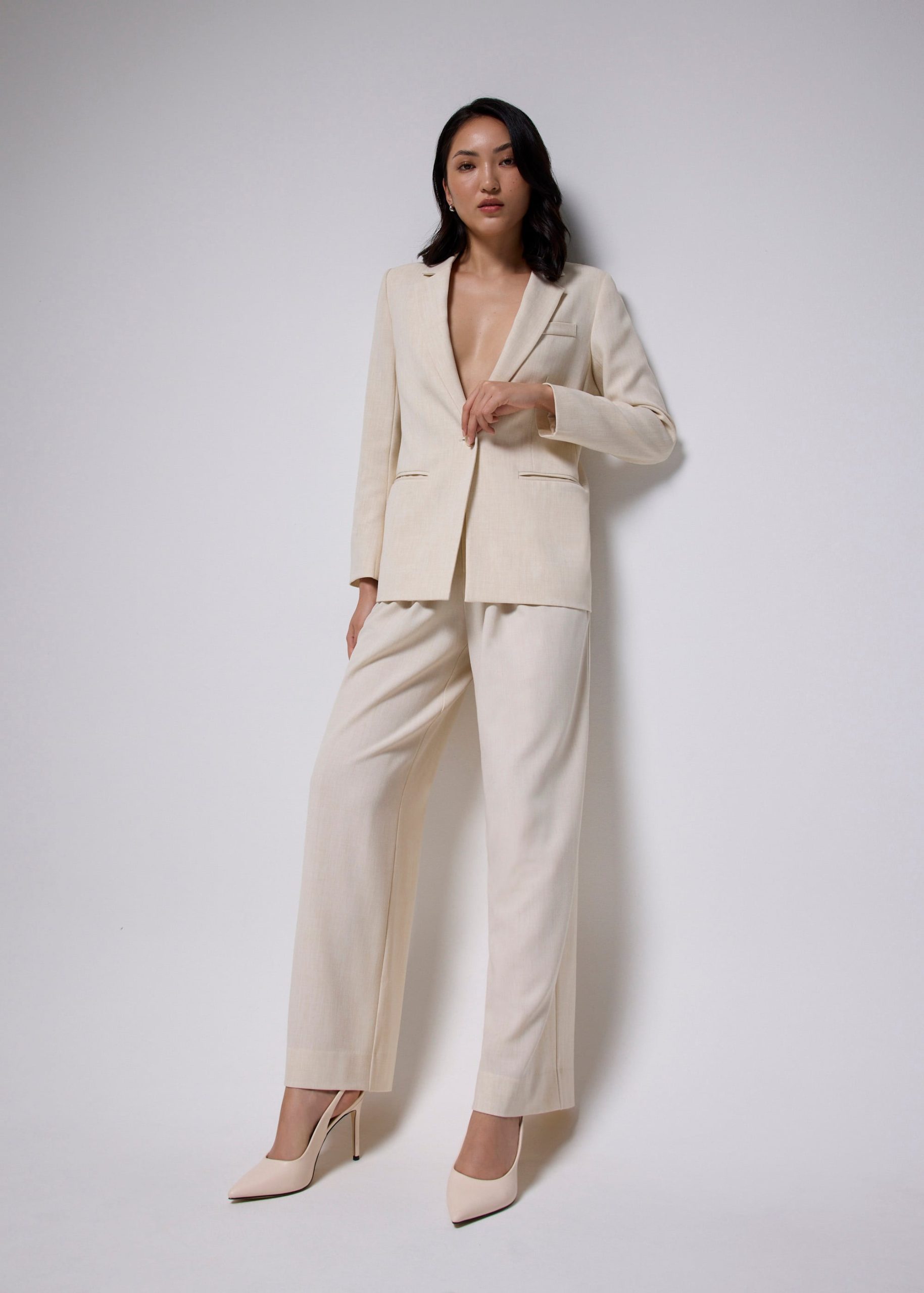 Leggy??Mayumi Elastic Pleated Wide Leg Pants - Image 35