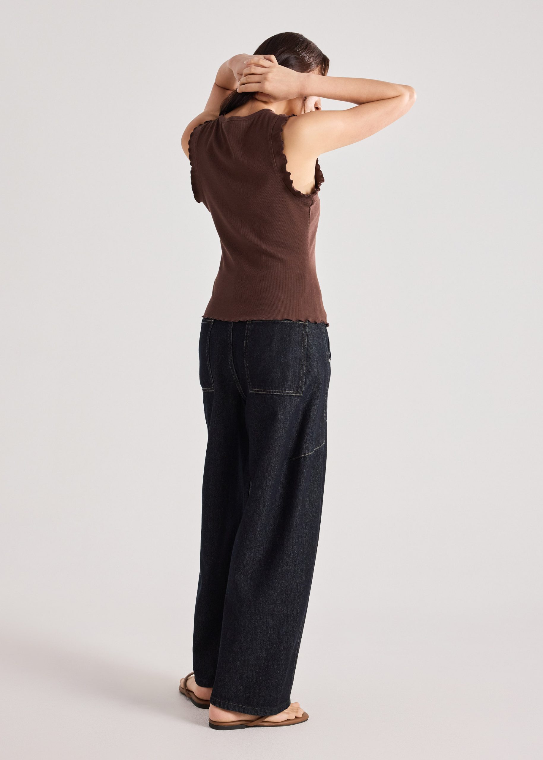 Ruffle Edge Ribbed Tank - Image 14