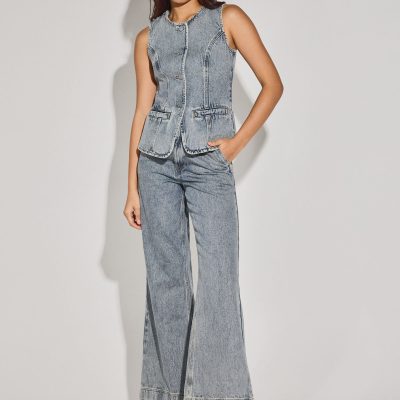 Leggy??Tricia Denim High Waist Kick Flare Jeans