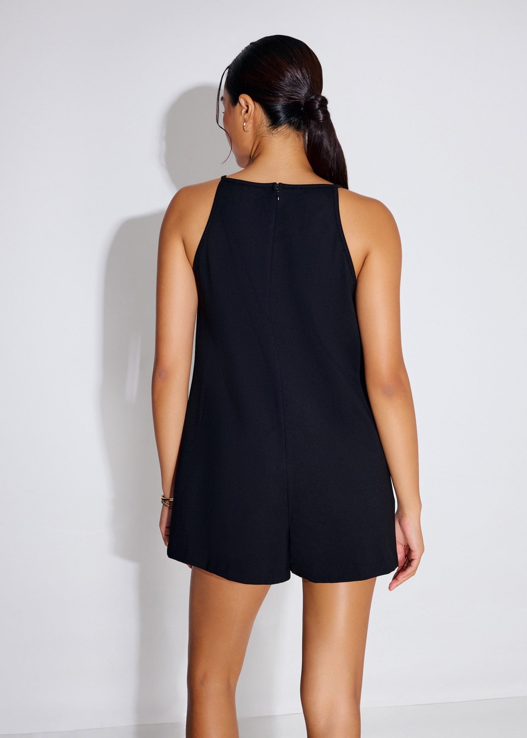Round Neck A-line Romper - Image 7