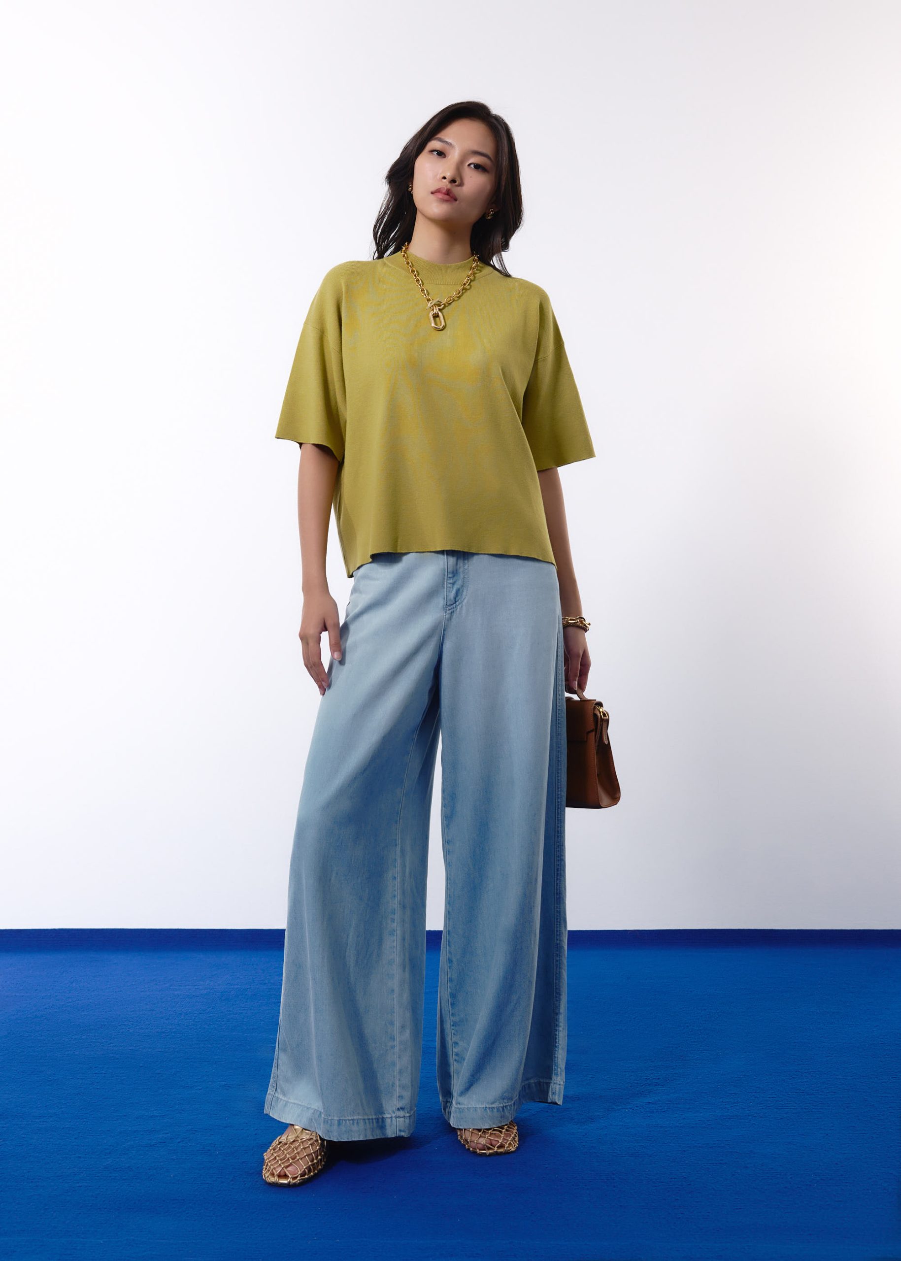 Leggy??Denim High Waist Wide Leg Jeans - Image 10