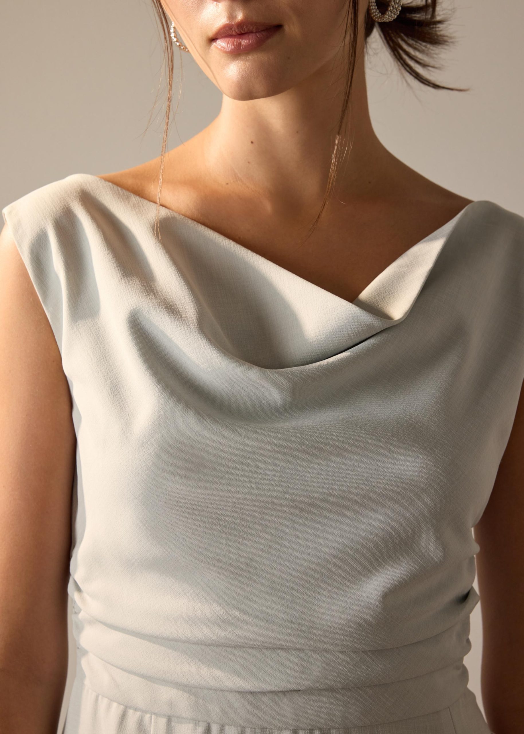 Elaine Multi-way Melange Column Midaxi Dress - Image 9