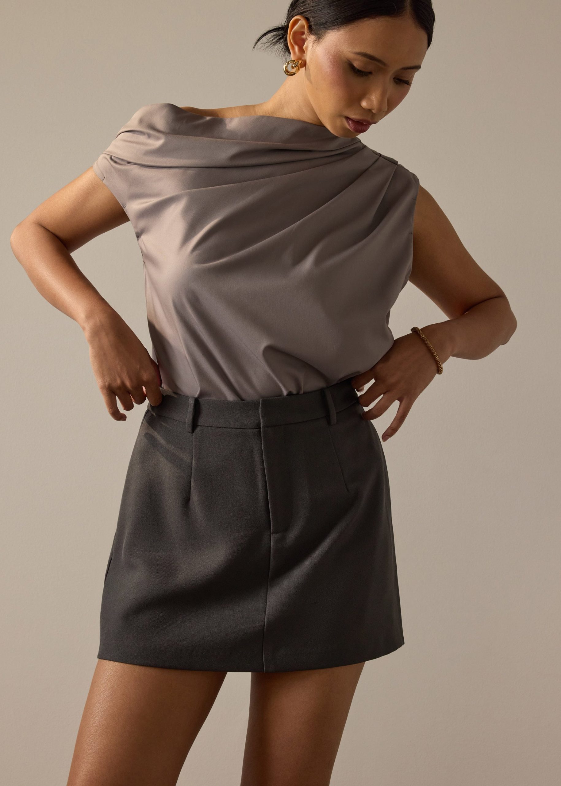Ling Tailored A-line Mini Skirt - Image 7
