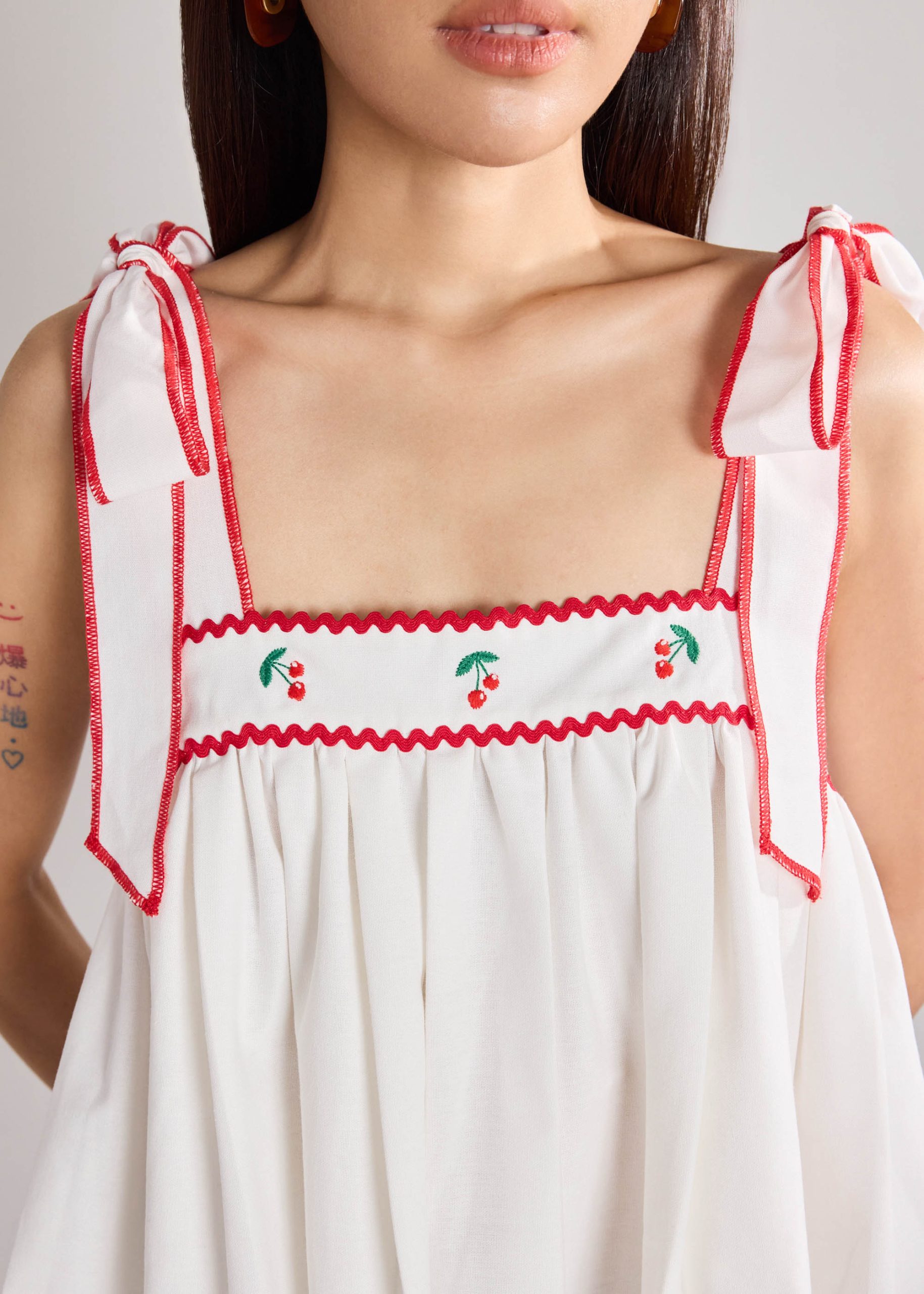 Embroidered Babydoll Top - Image 8