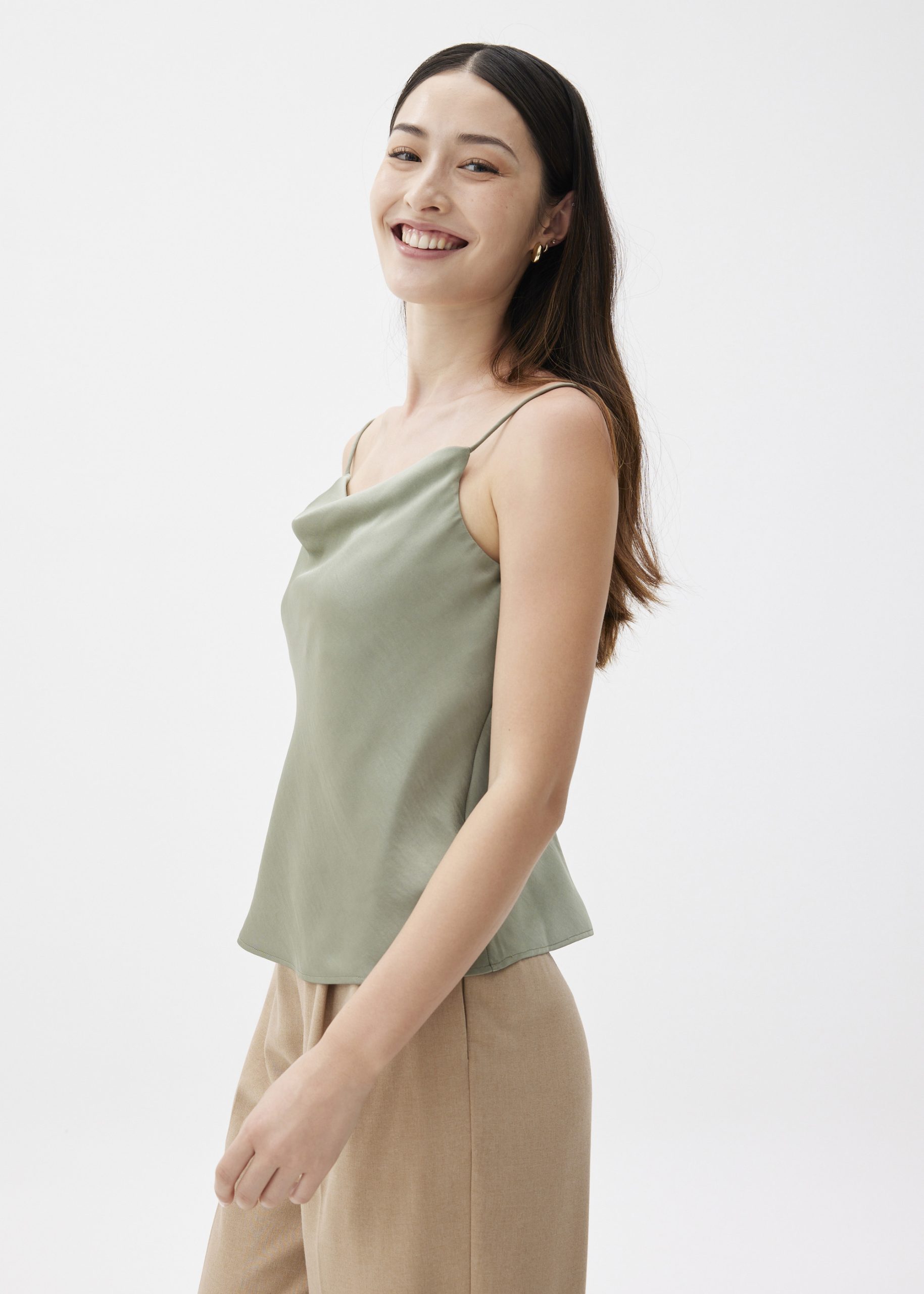Sophia Cowl Neck Camisole Top - Image 24