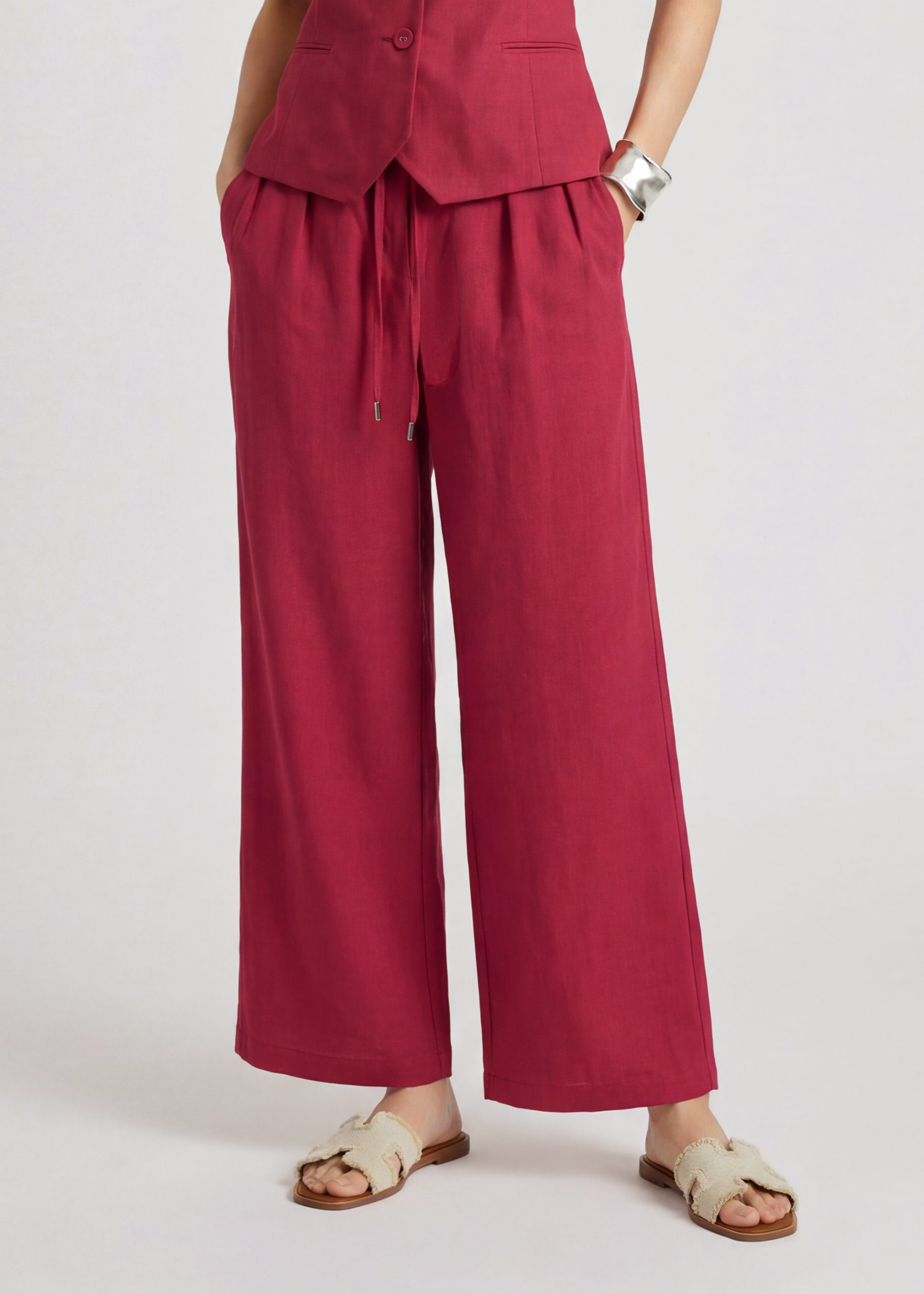 PETITE Nora Leggy??Premium Linen Pants - Image 19