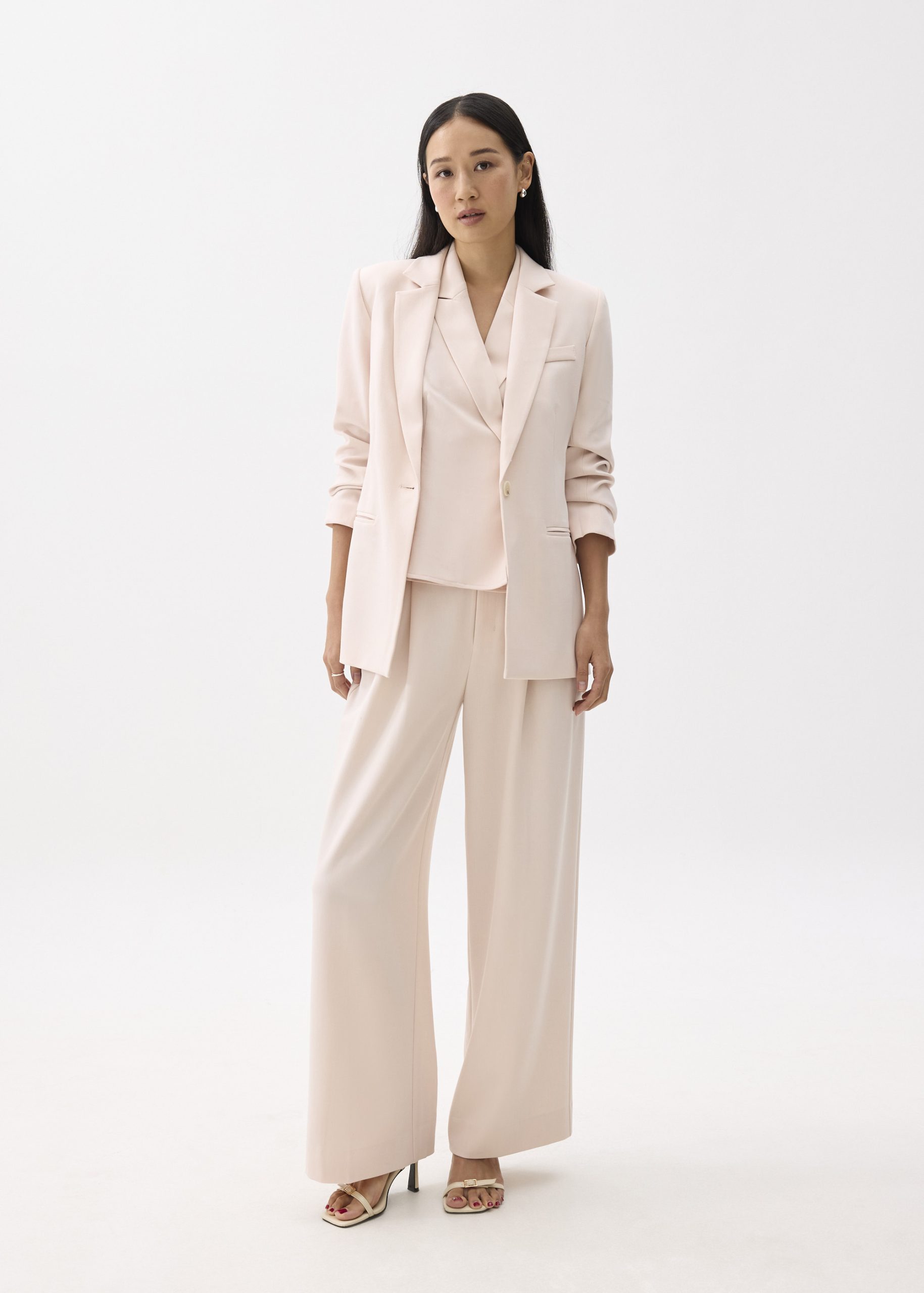 Leggy??Mayumi Elastic Pleated Wide Leg Pants - Image 10