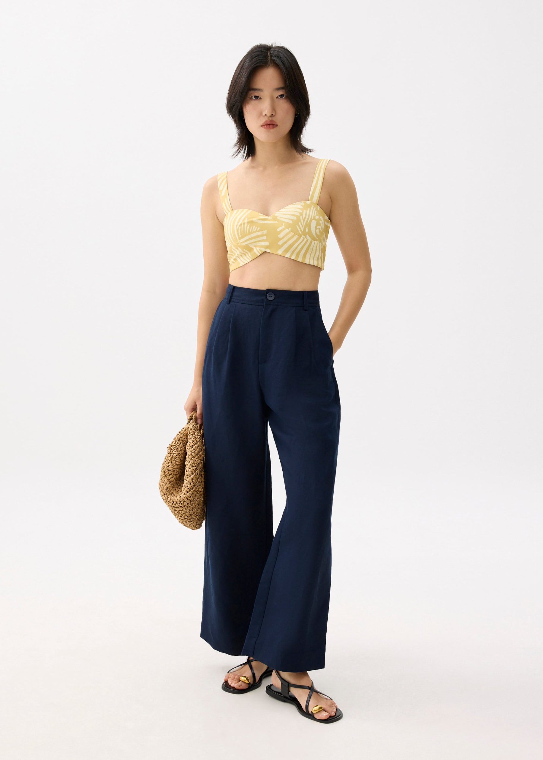 BraFree by LB Cropped Bustier Top in Kekana - Image 5