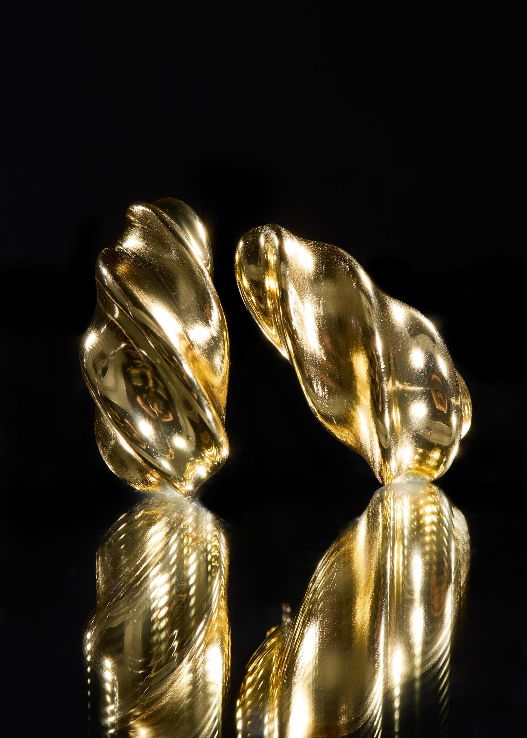 Confetti Twirl 14K Gold Plated Earrings - Image 2
