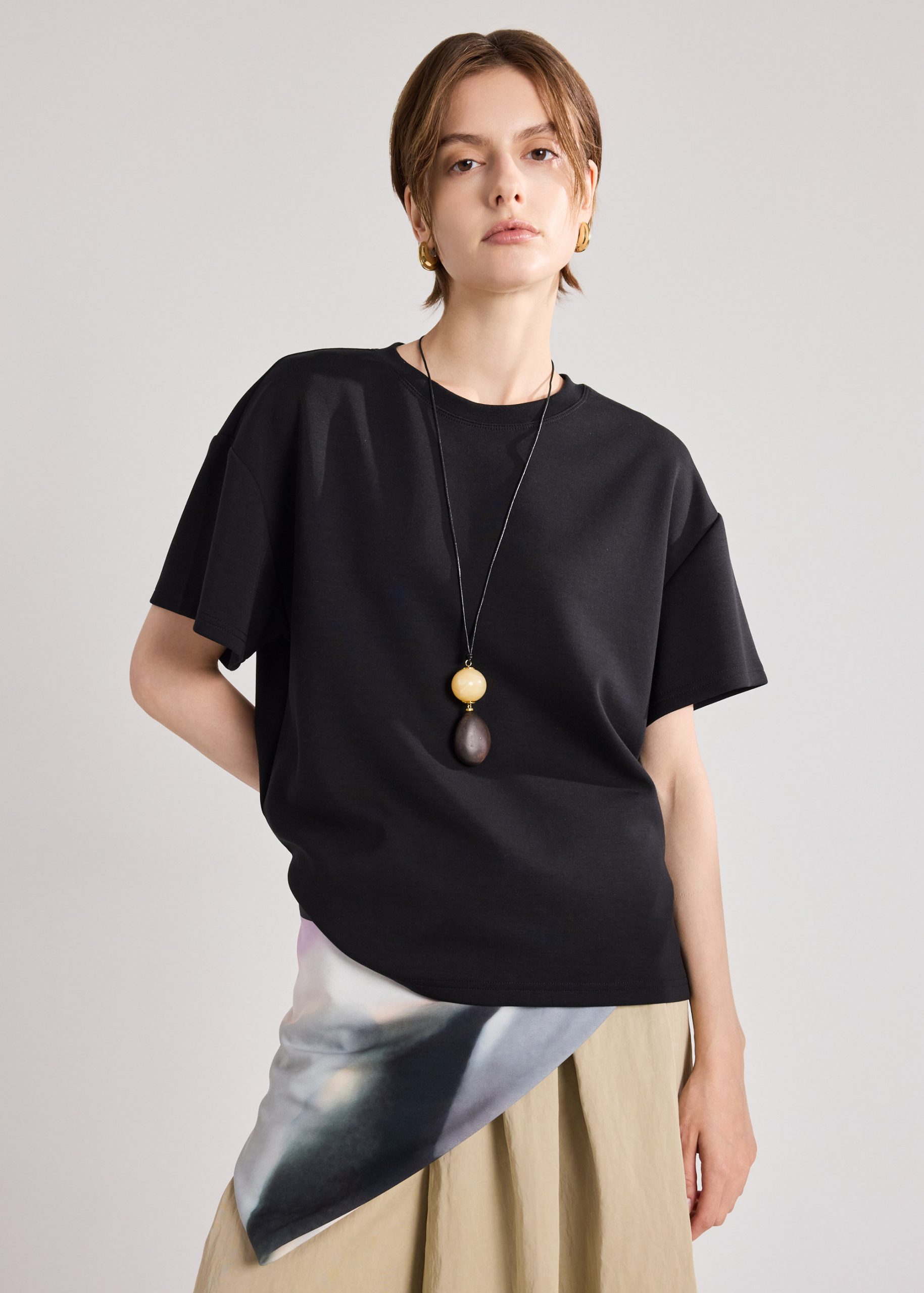 Relaxed Neoprene Tee - Image 3